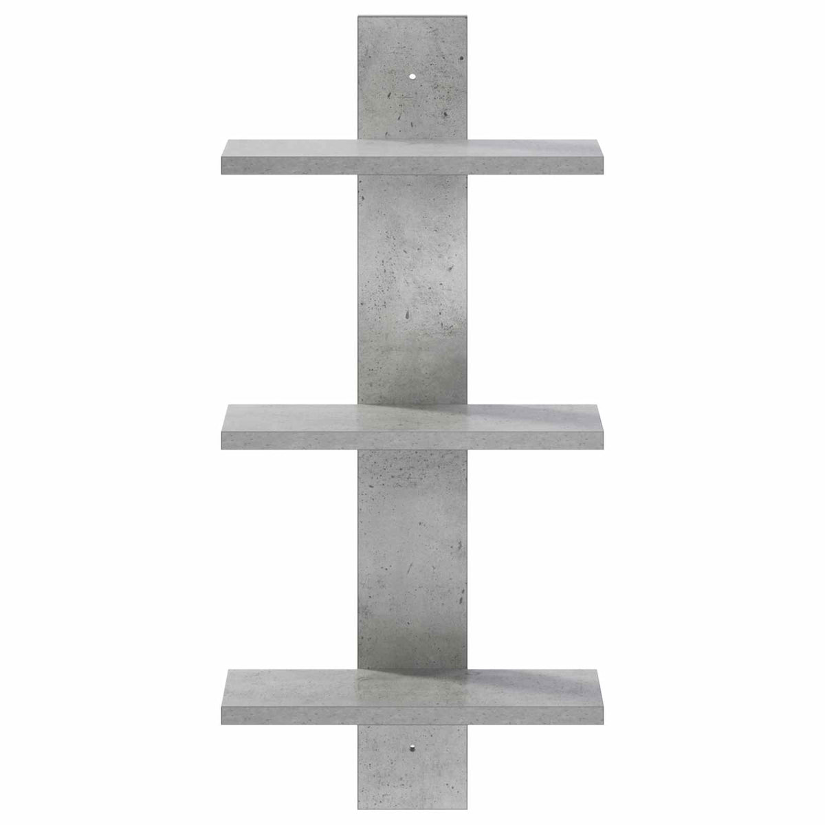 Wall Shelf Concrete Grey 30 x 13.5 x 64.5 cm Engineered Wood