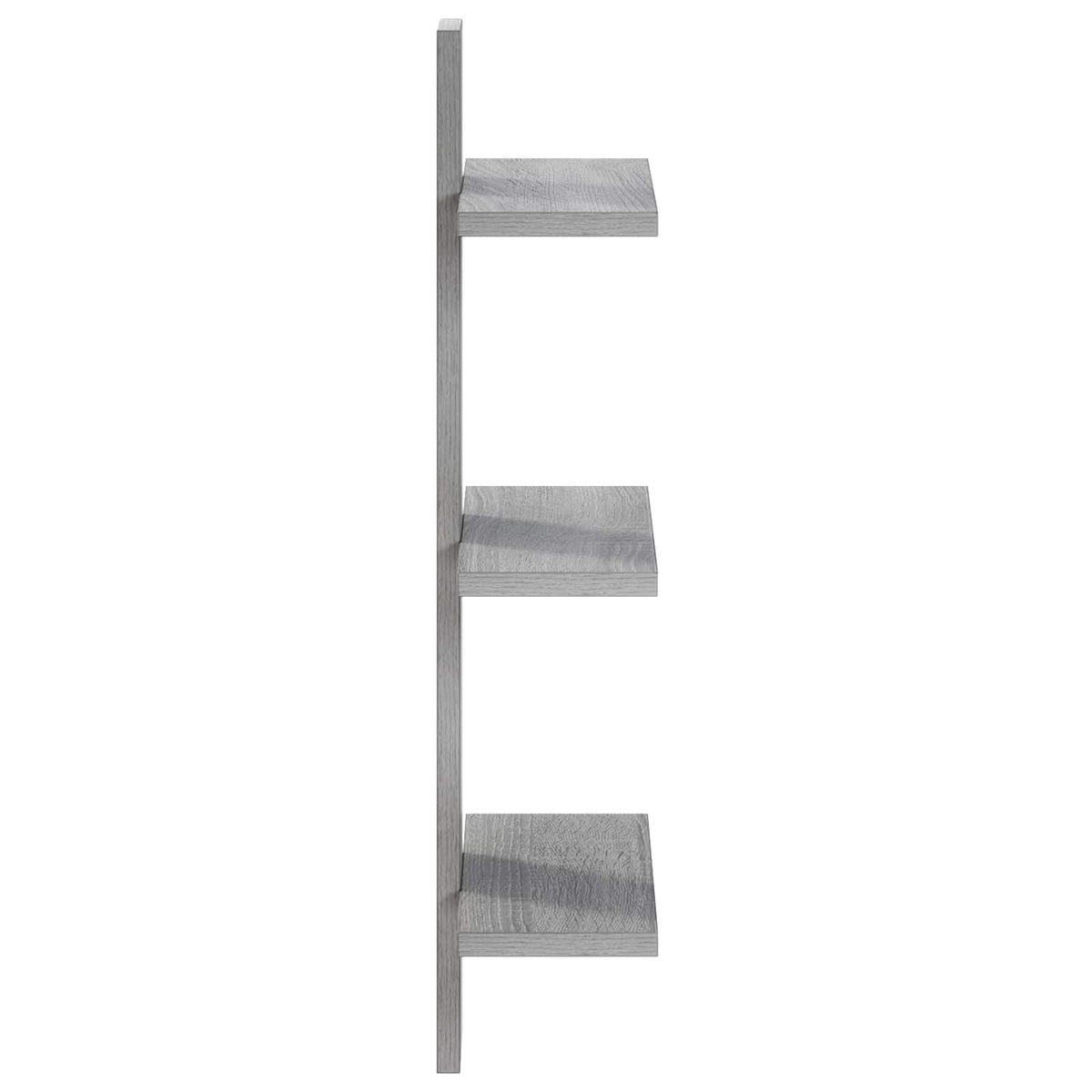 Wall Shelf Grey Sonoma 30 x 13.5 x 64.5 cm Engineered Wood
