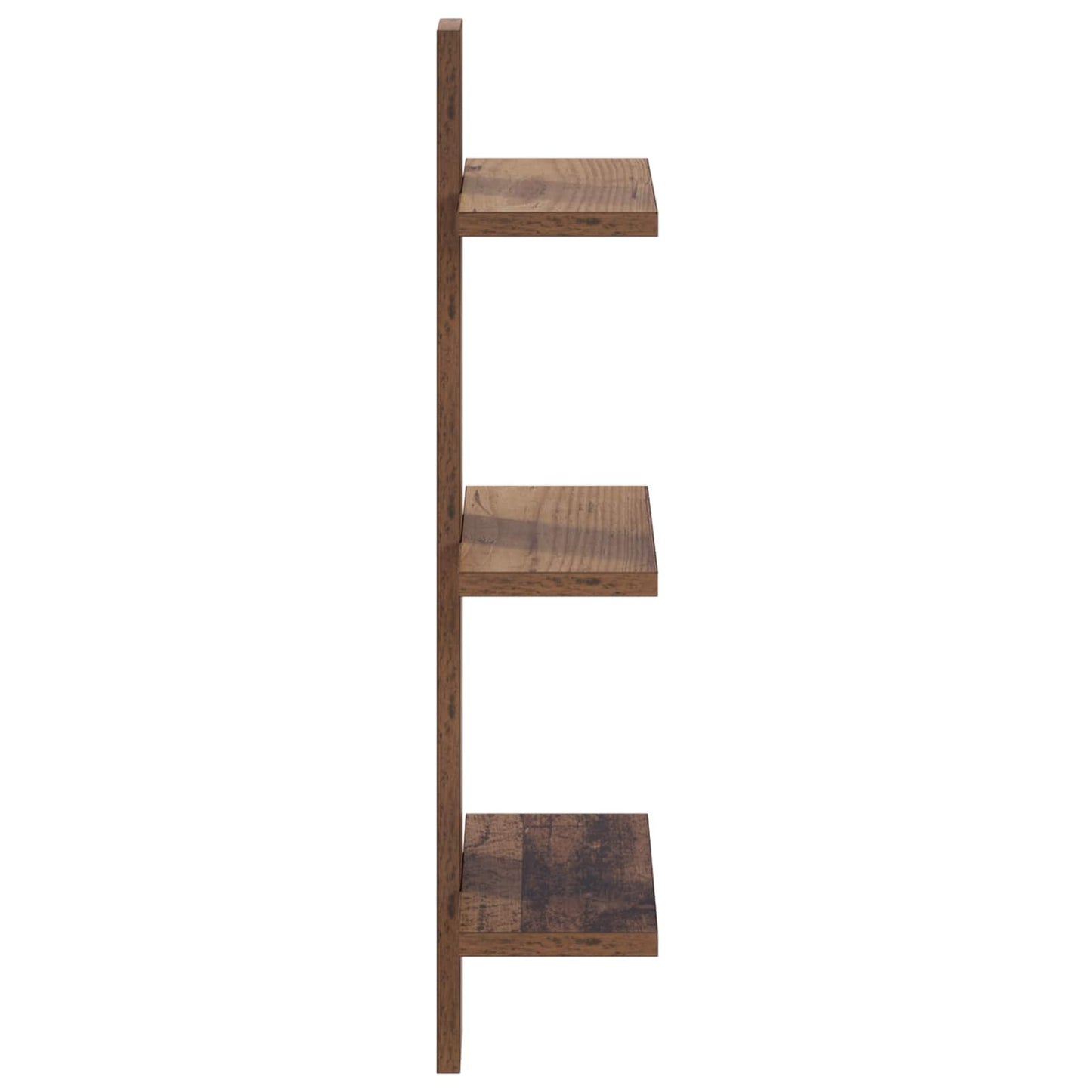Wall Shelf Oak Wood 30 x 13.5 x 64.5 cm Engineered Wood
