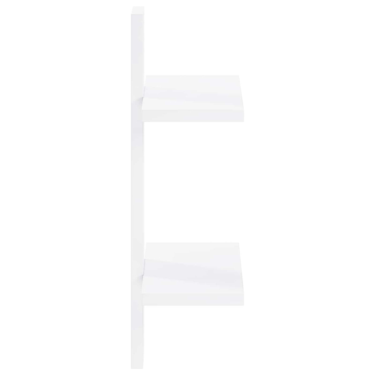 Wall Shelf White 30 x 13.5 x 43 cm Engineered Wood