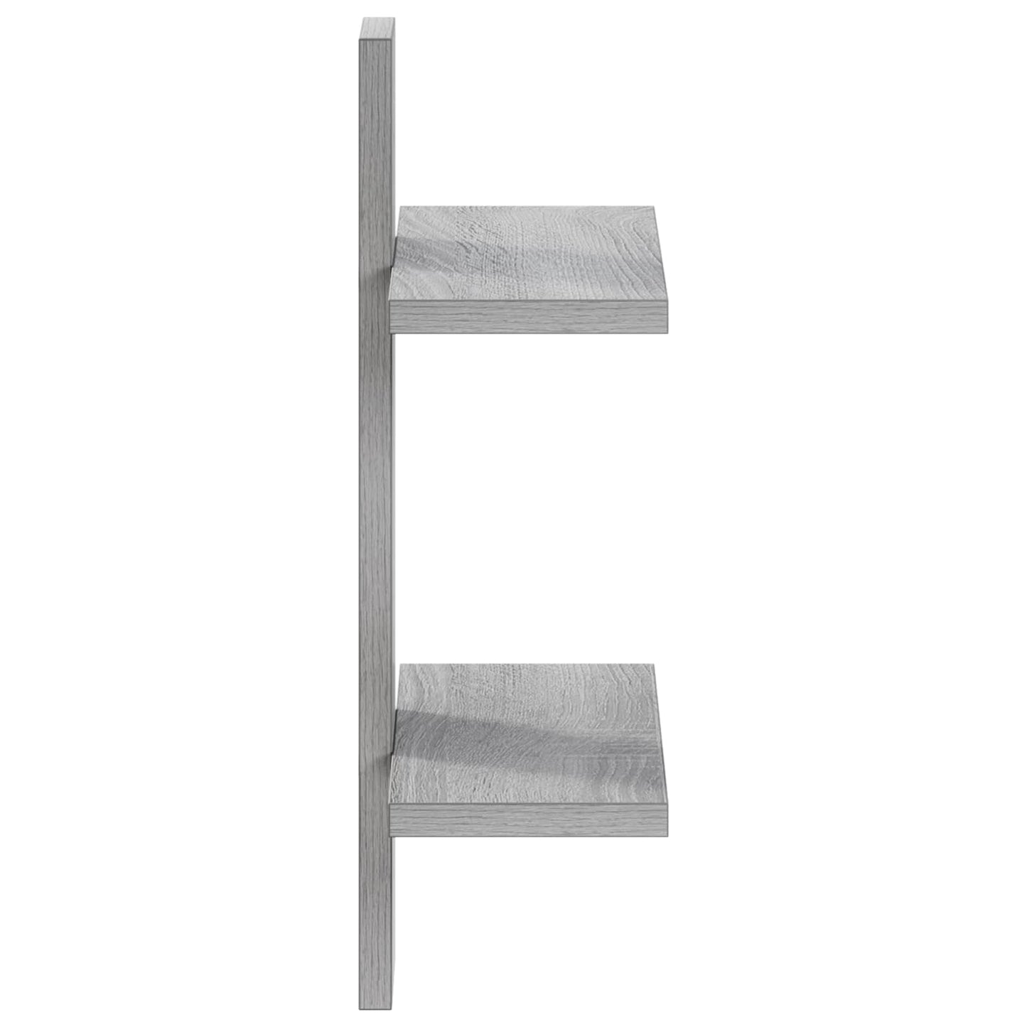 Wall Shelf Grey Sonoma 30 x 13.5 x 43 cm Engineered Wood
