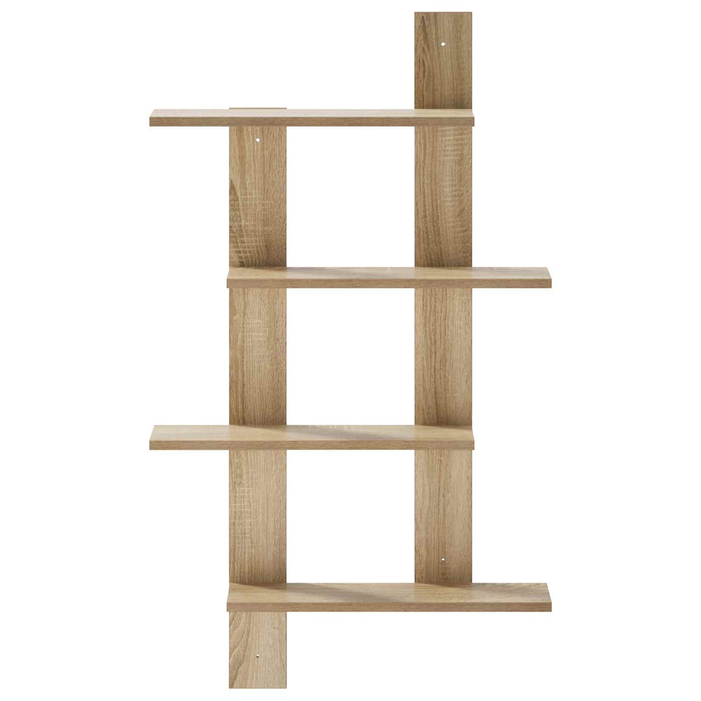 Wall Shelf Sonoma Oak 61 x 13.5 x 105 cm Engineered Wood