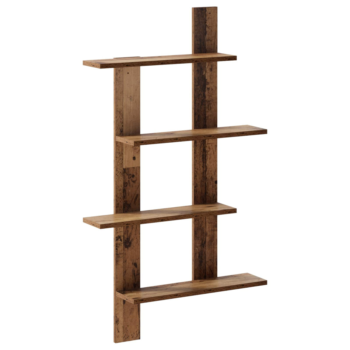 Wall Shelf Old Wood 61 x 13.5 x 105 cm Engineered Wood