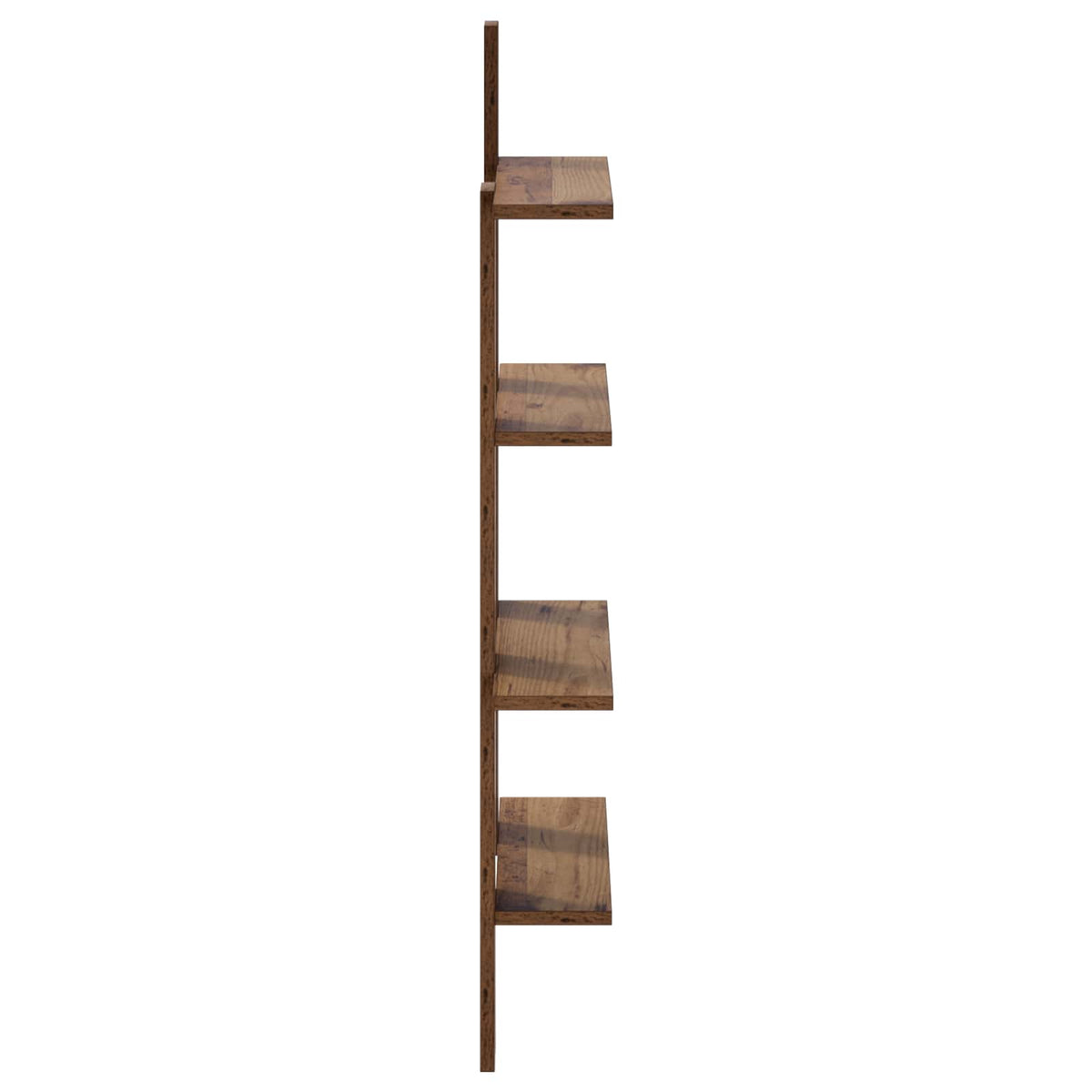 Wall Shelf Old Wood 61 x 13.5 x 105 cm Engineered Wood
