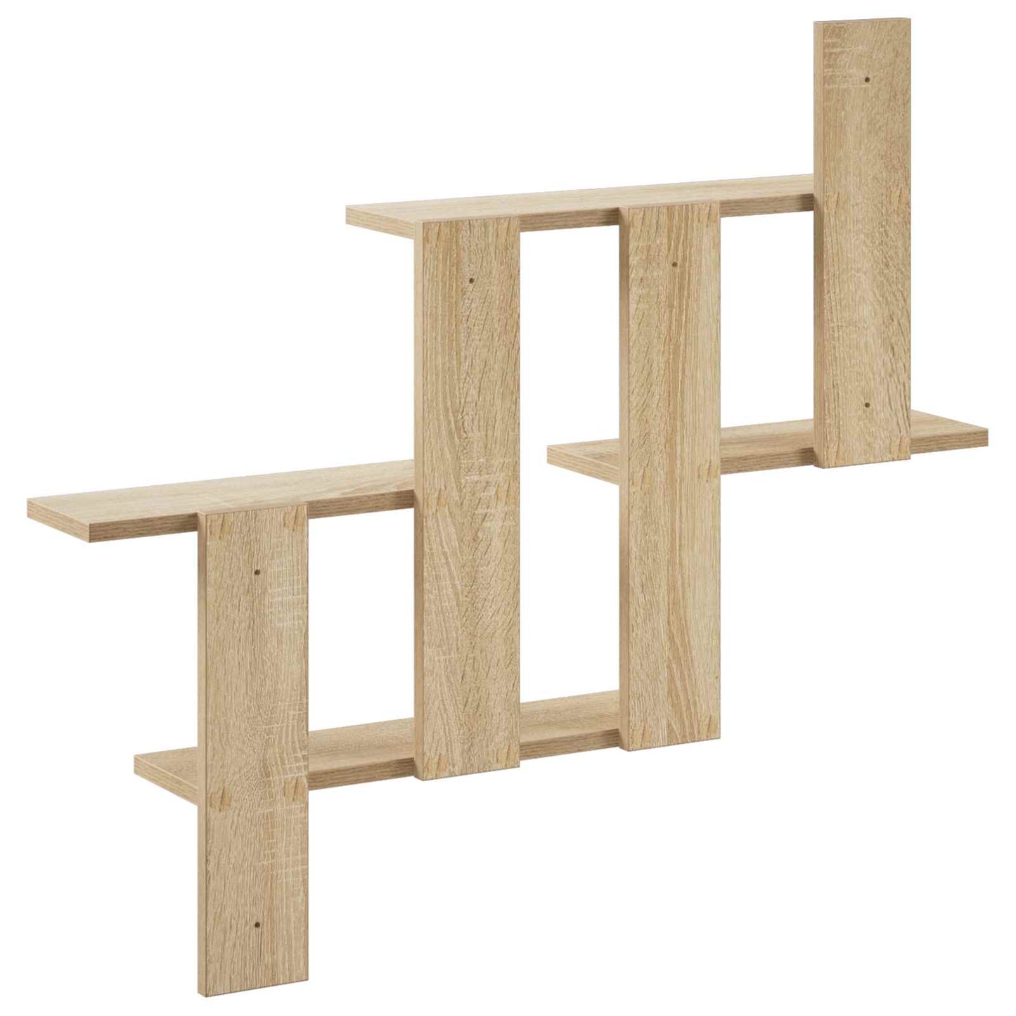Wall Shelf Sonoma Oak 85 x 13.5 x 73.5 cm Engineered Wood