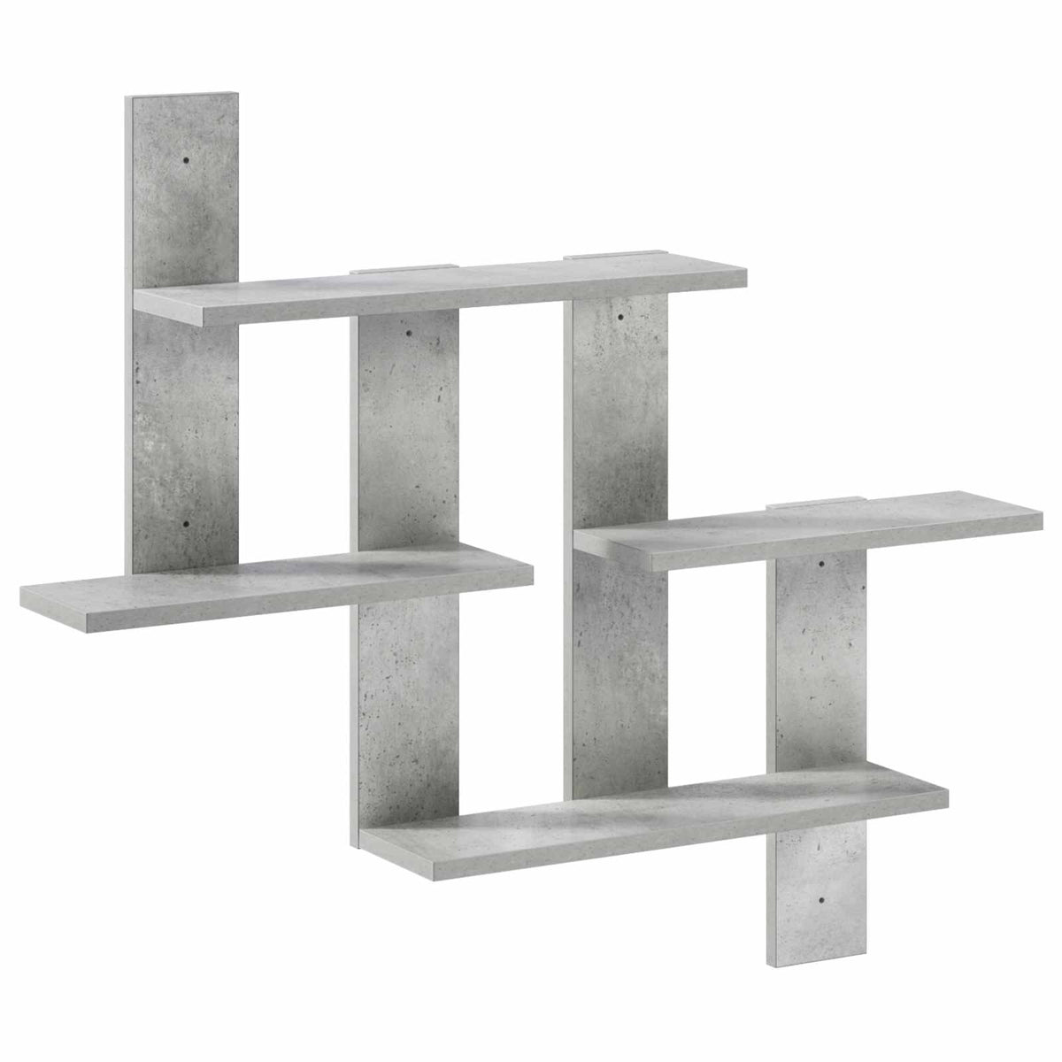 Wall Shelf Concrete Grey 85 x 13.5 x 73.5 cm Engineered Wood