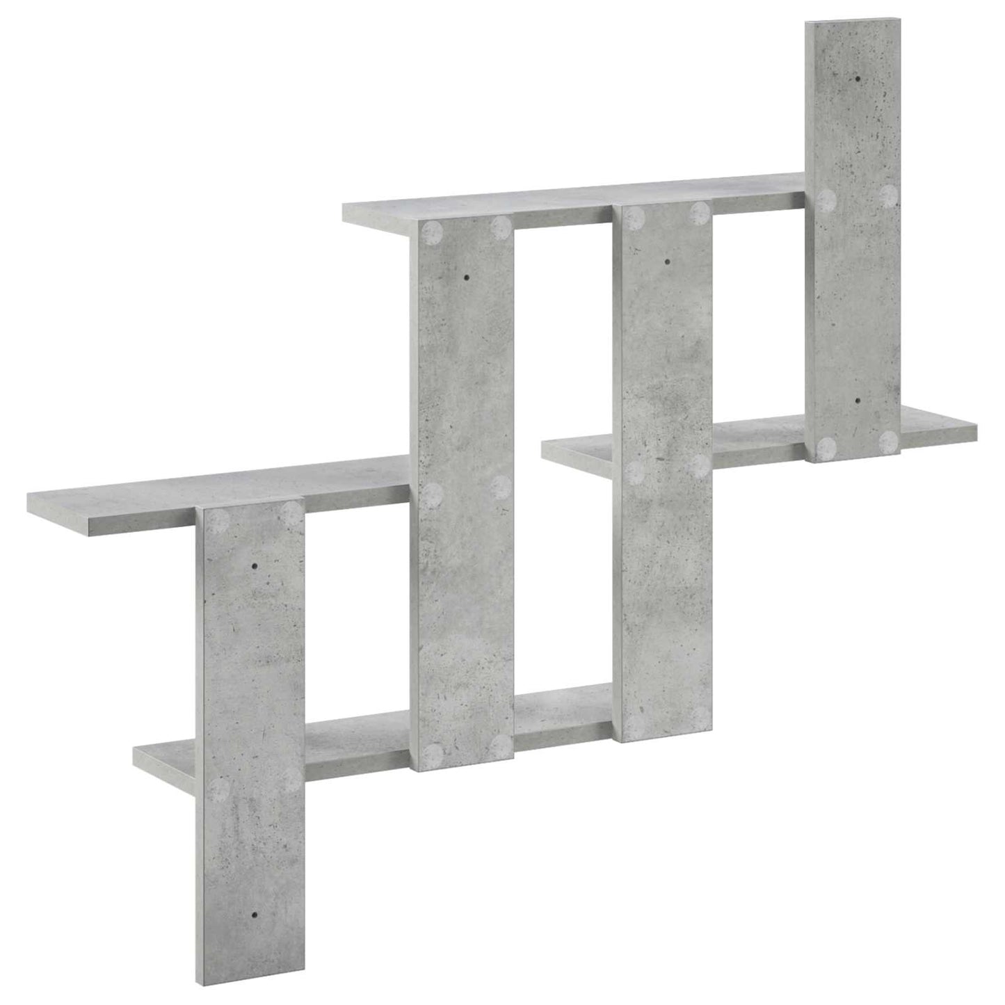 Wall Shelf Concrete Grey 85 x 13.5 x 73.5 cm Engineered Wood