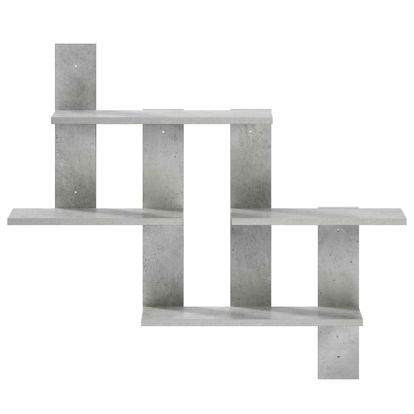 Wall Shelf Concrete Grey 85 x 13.5 x 73.5 cm Engineered Wood