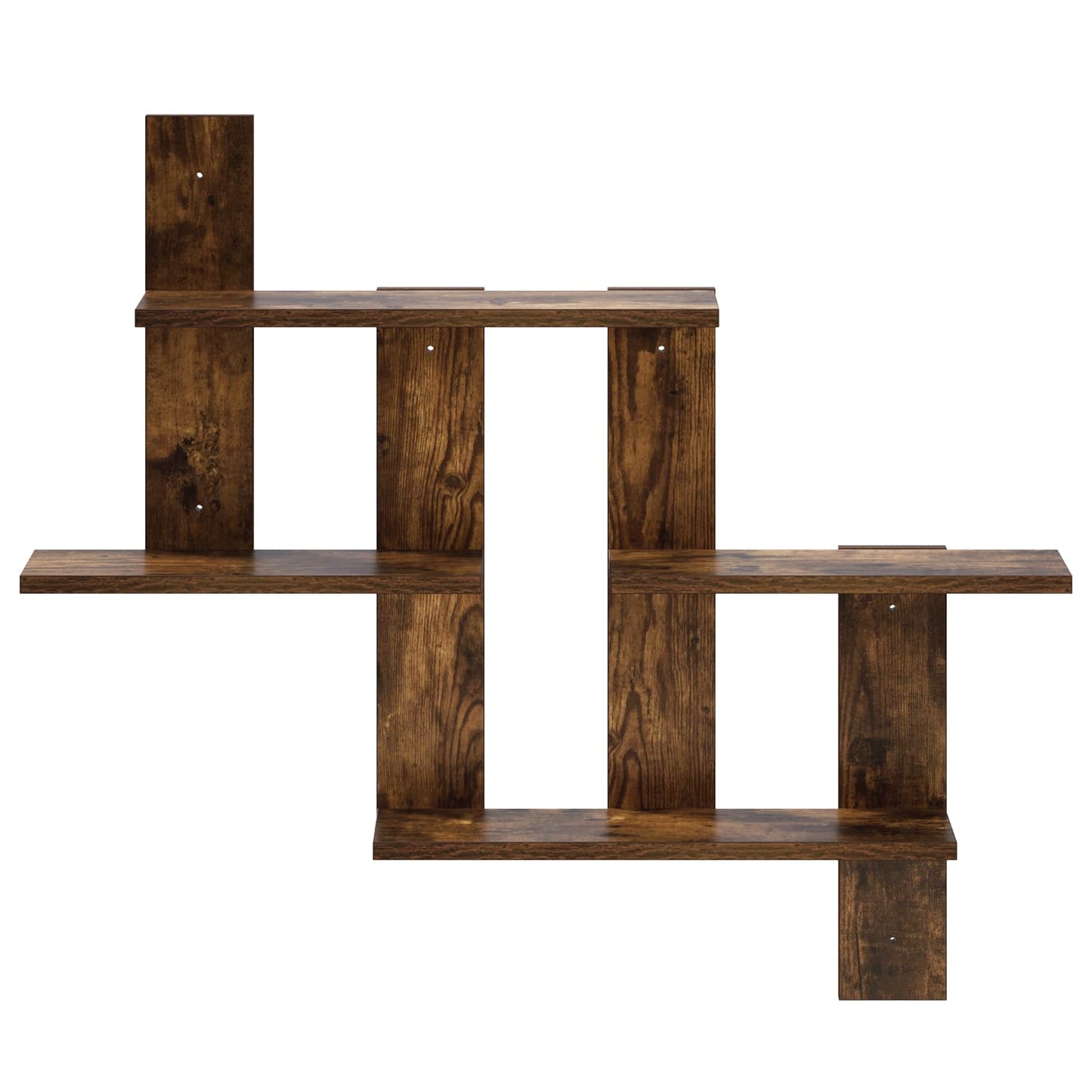 Wall Shelf Smoked Oak 85 x 13.5 x 73.5 cm Engineered Wood