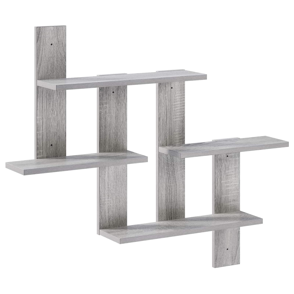 Wall Shelf Grey Sonoma 85 x 13.5 x 73.5 cm Engineered Wood