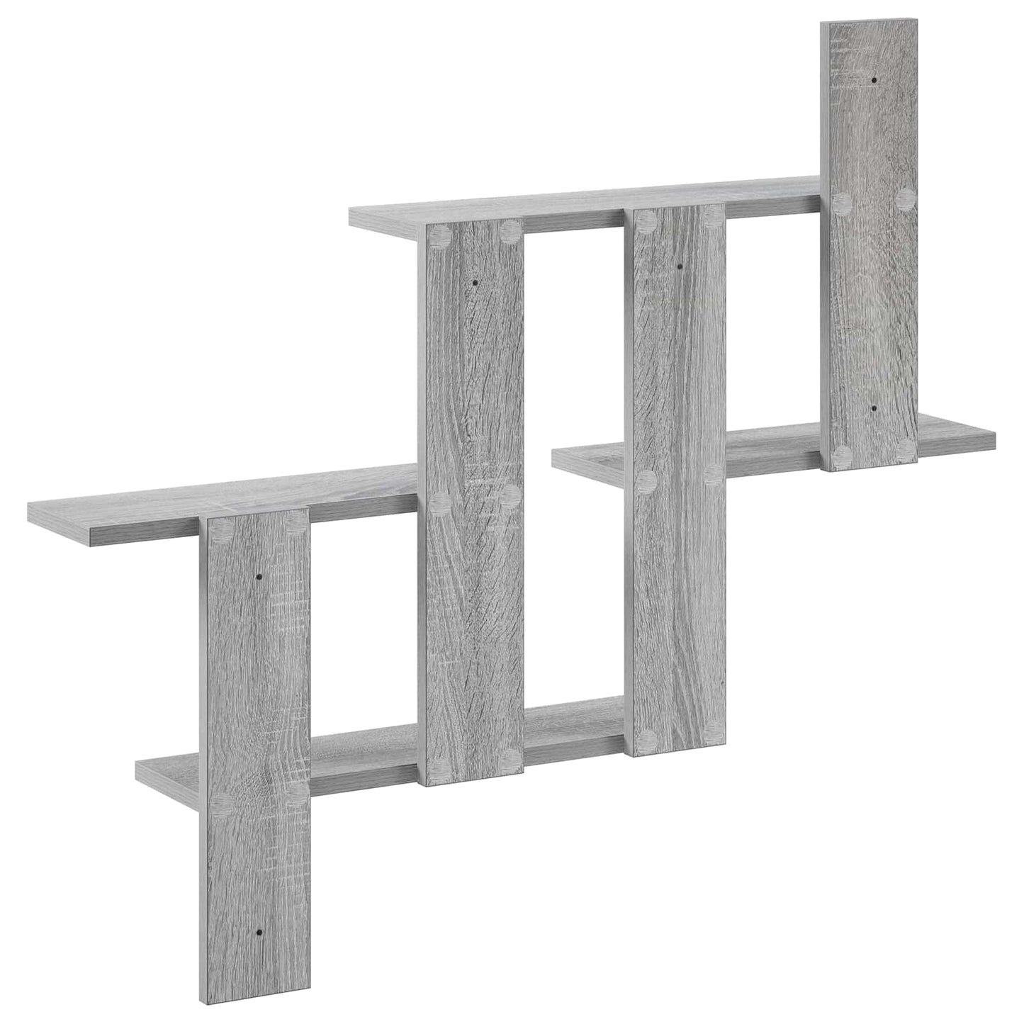 Wall Shelf Grey Sonoma 85 x 13.5 x 73.5 cm Engineered Wood