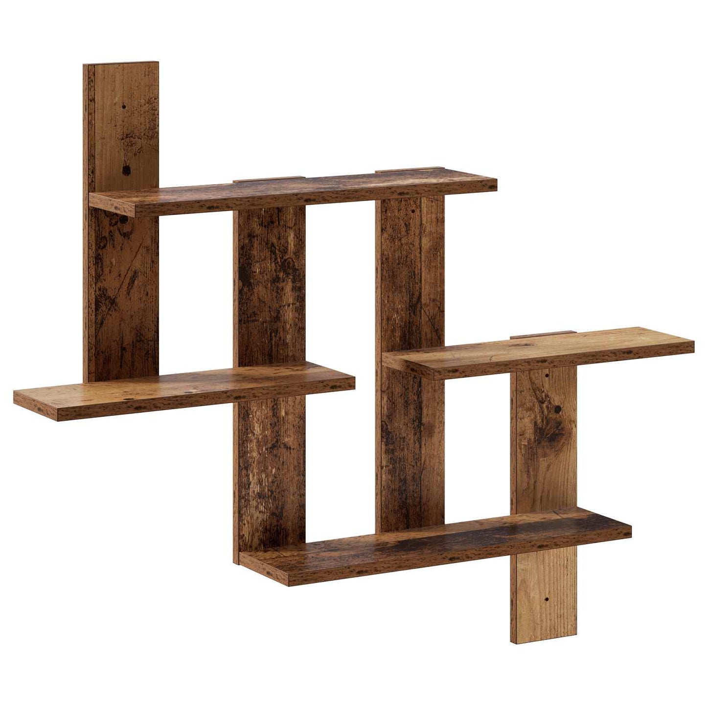 Wall Shelf Oak Wood 85 x 13.5 x 73.5 cm Engineered Wood