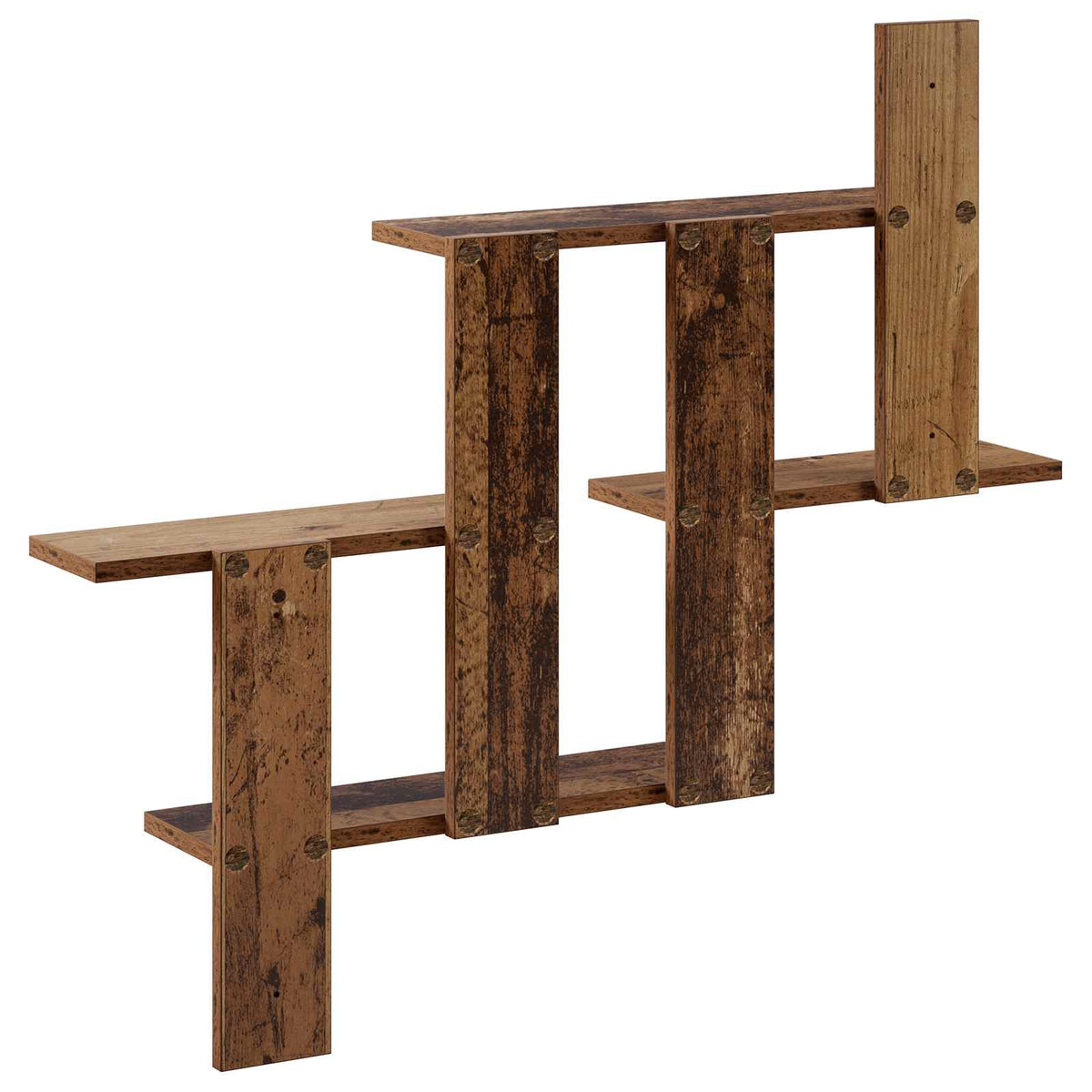 Wall Shelf Old Wood 85 x 13.5 x 73.5 cm Engineered Wood