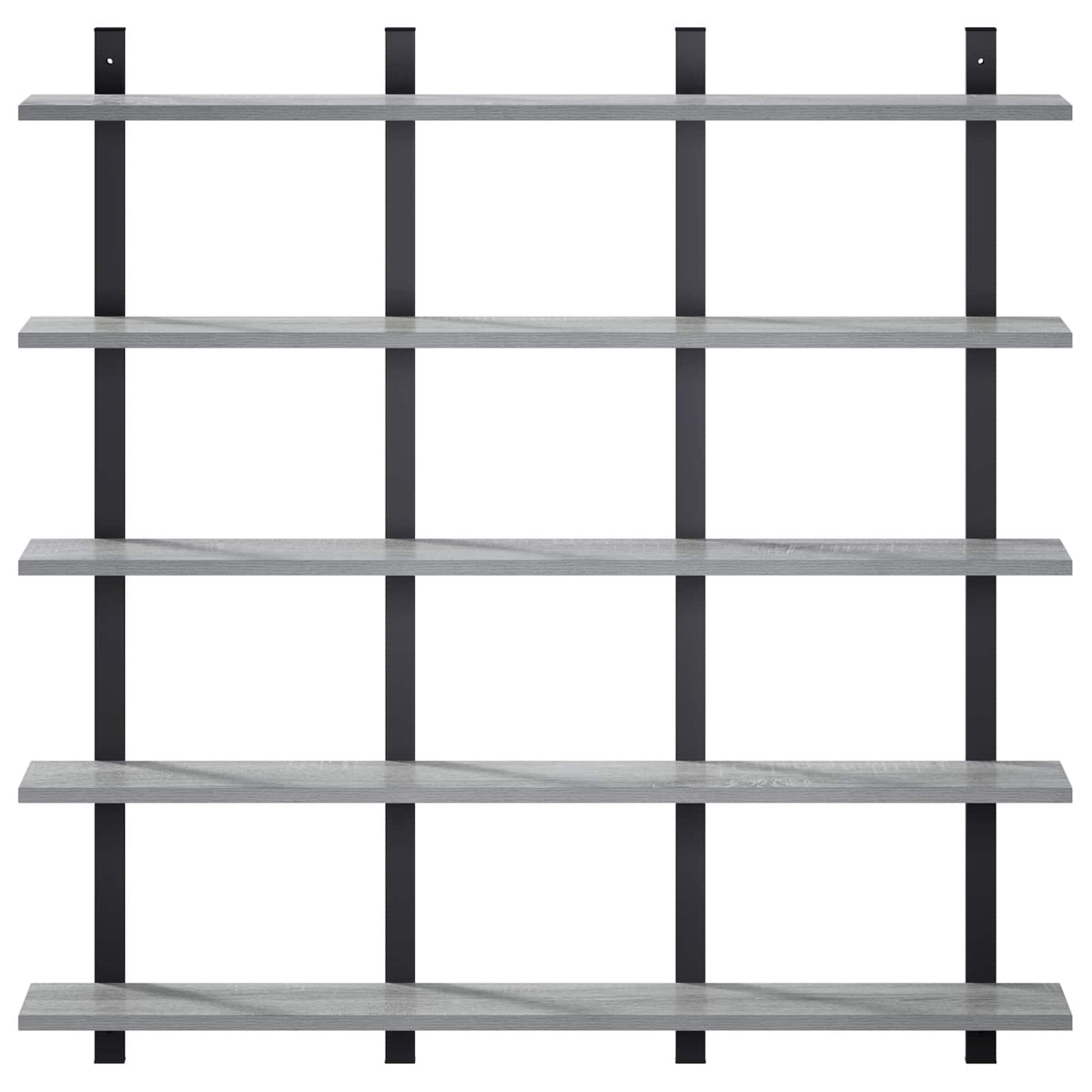 Wall Shelf Grey Sonoma 102 x 13.5 x 102 cm Engineered Wood