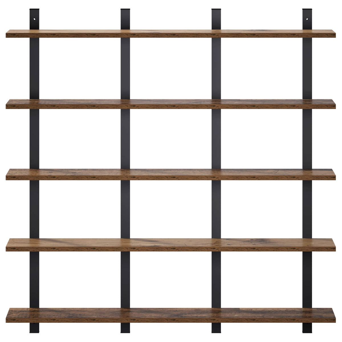 Wall Shelf Old Wood 102 x 13.5 x 102 cm Engineered Wood