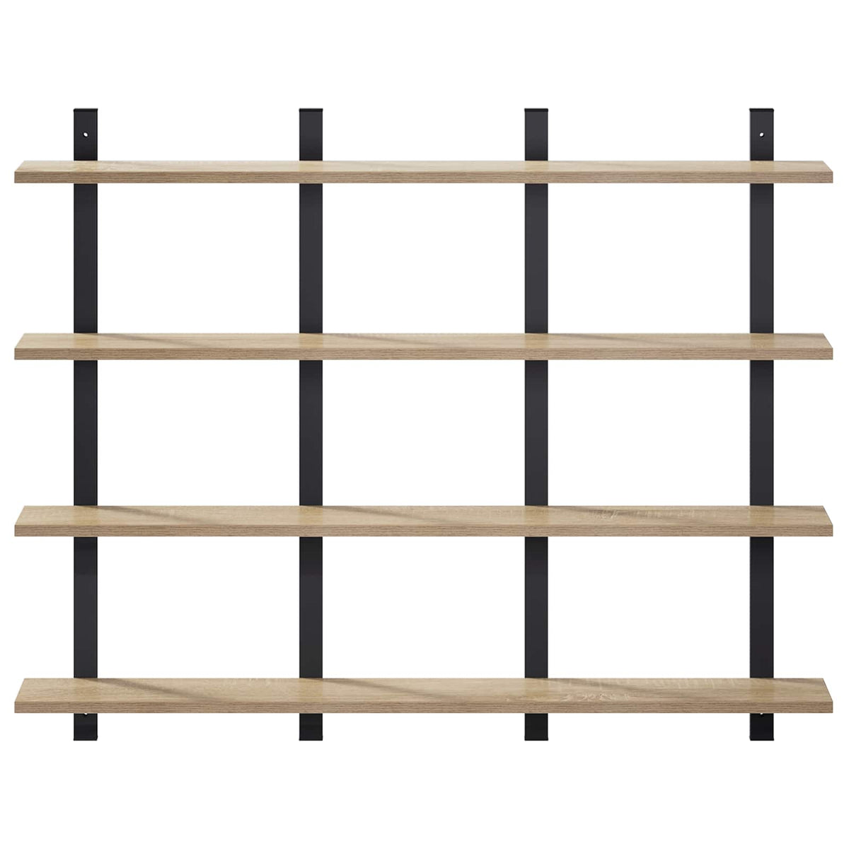 Wall Shelf Sonoma Oak 102 x 13.5 x 80 cm Engineered Wood
