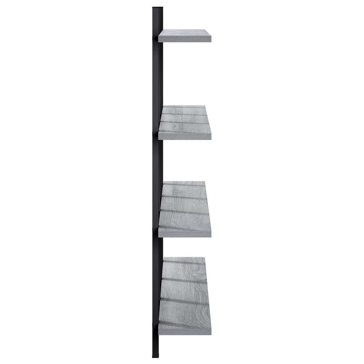 Wall Shelf Grey Sonoma 102 x 13.5 x 80 cm Engineered Wood