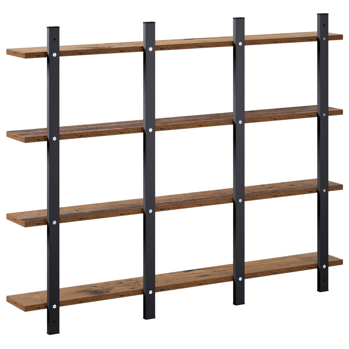Wall Shelf Old Wood 102 x 13.5 x 80 cm Engineered Wood