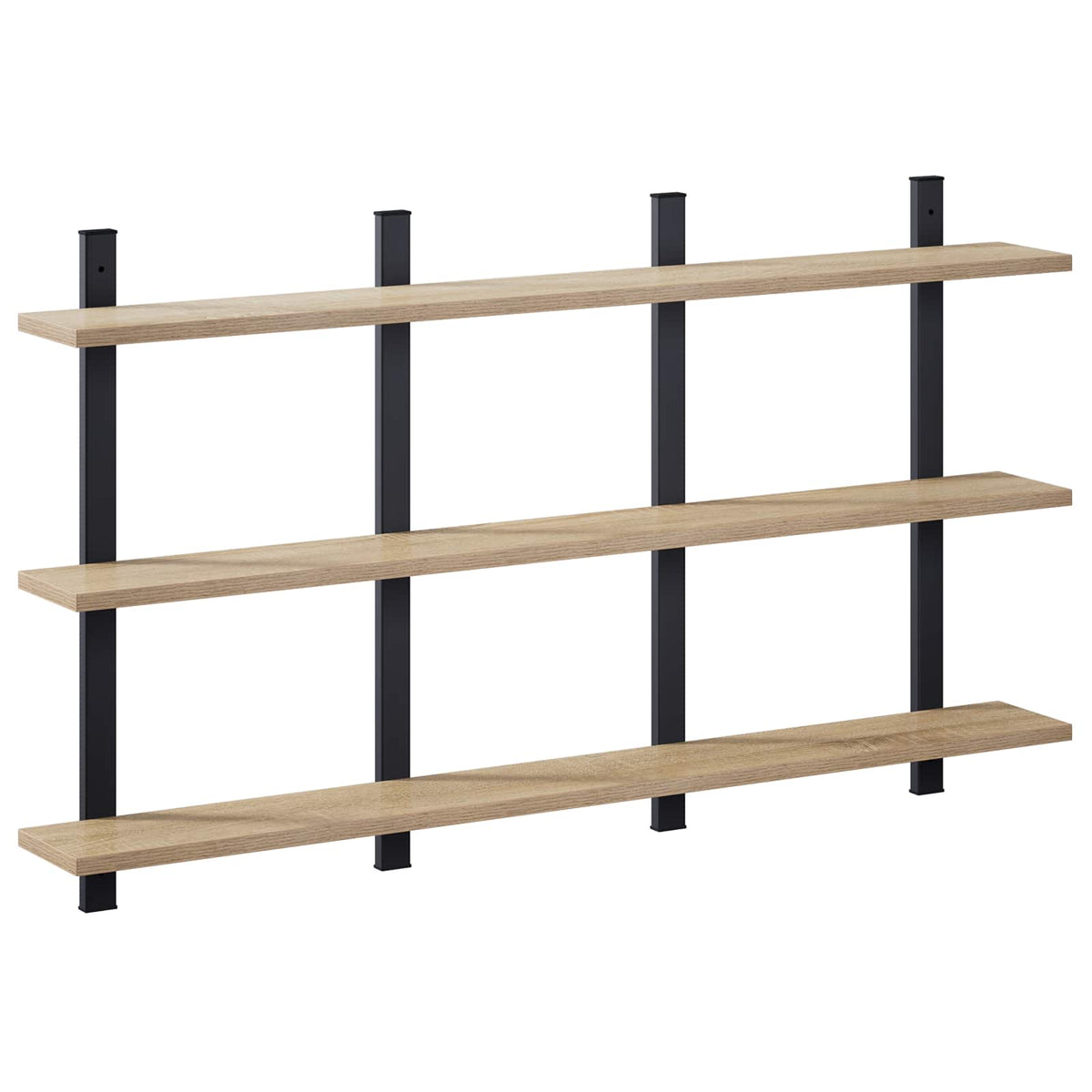 Wall Shelf Sonoma Oak 102 x 13.5 x 58 cm Engineered Wood