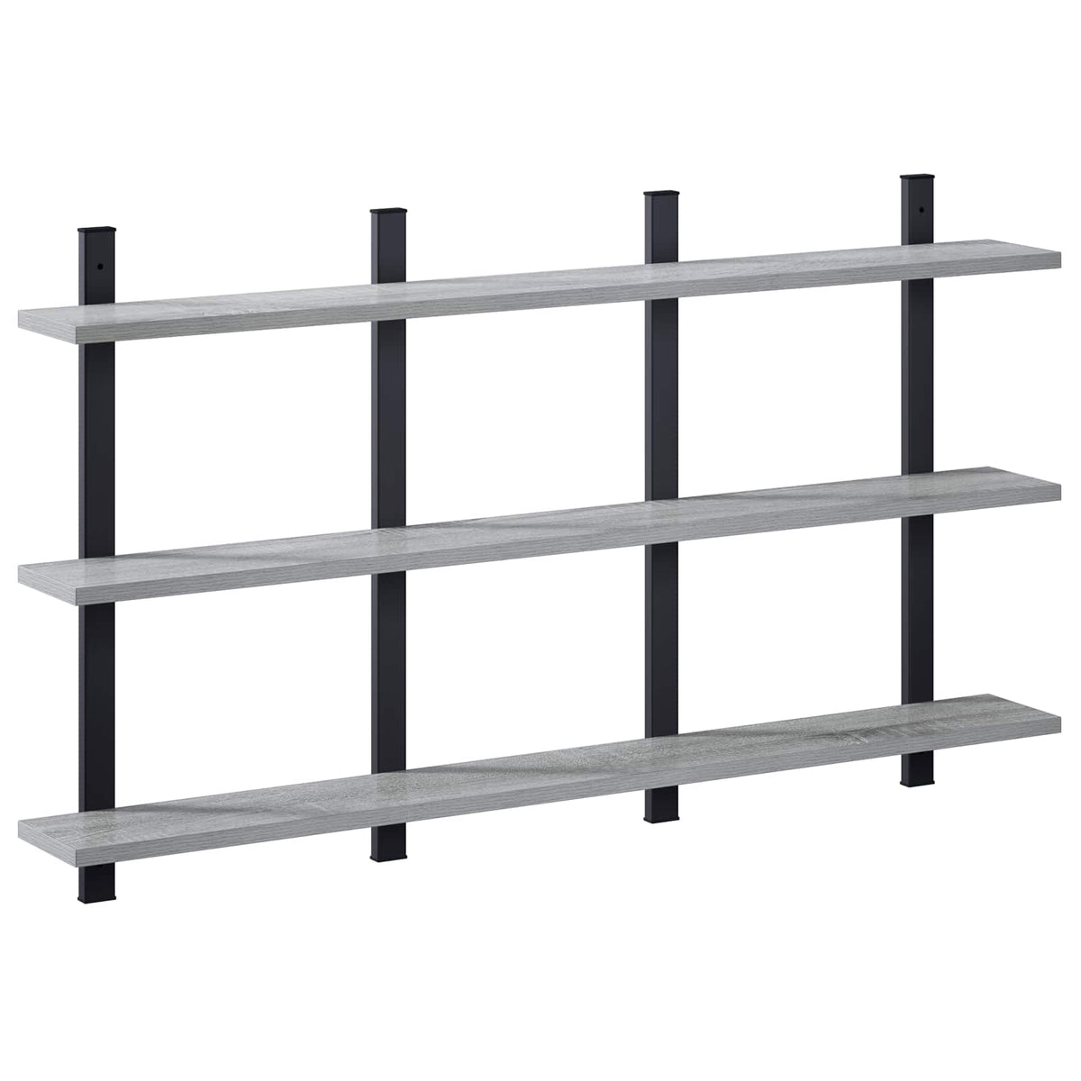 Wall Shelf Grey Sonoma 102 x 13.5 x 58 cm Engineered Wood