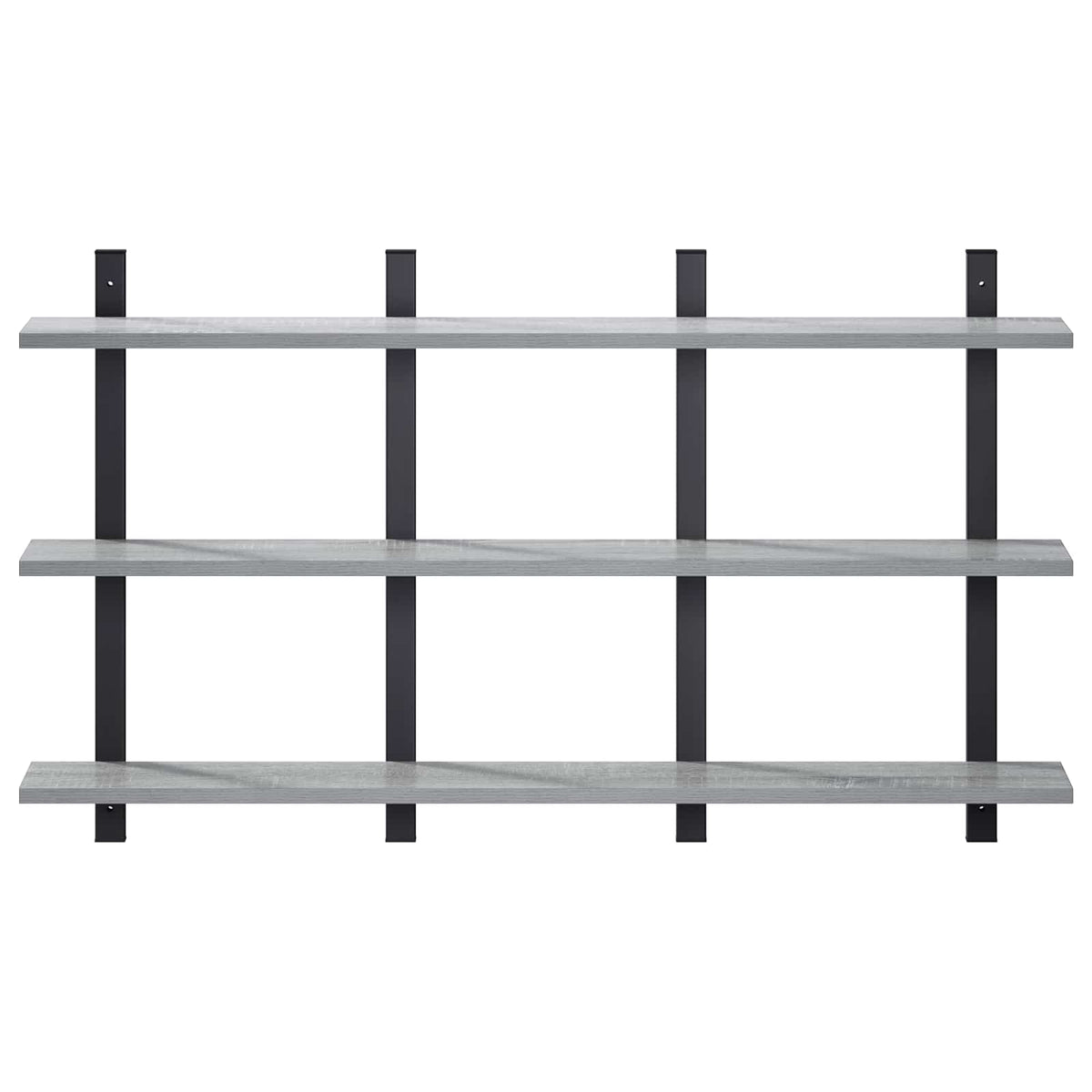 Wall Shelf Grey Sonoma 102 x 13.5 x 58 cm Engineered Wood