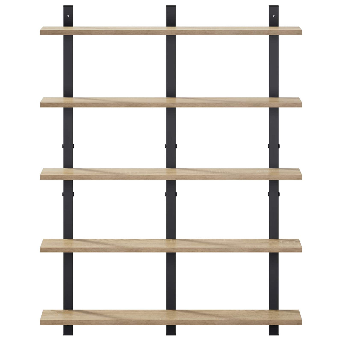 Wall Shelf Sonoma Oak 79.5 x 13.5 x 102 cm Engineered Wood