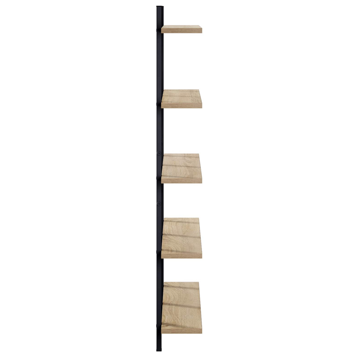 Wall Shelf Sonoma Oak 79.5 x 13.5 x 102 cm Engineered Wood