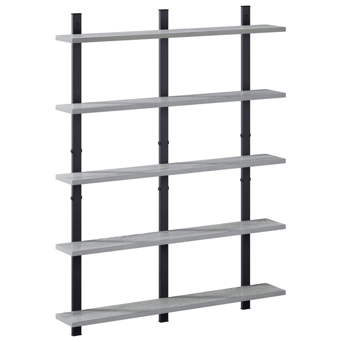 Wall Shelf Grey Sonoma 79.5 x 13.5 x 102 cm Engineered Wood