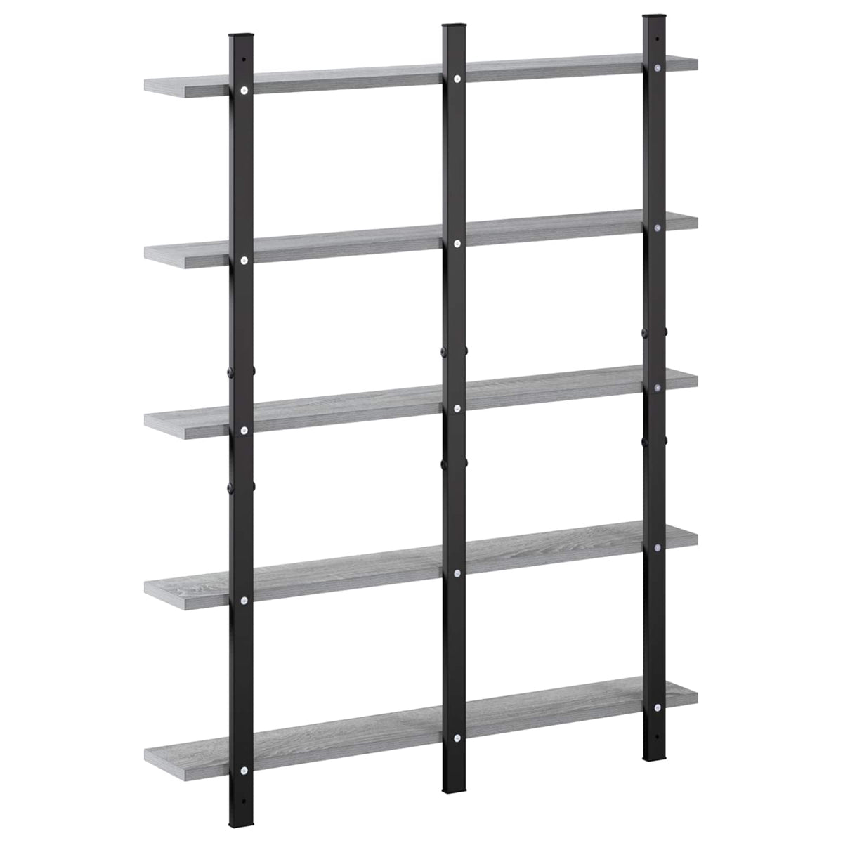 Wall Shelf Grey Sonoma 79.5 x 13.5 x 102 cm Engineered Wood
