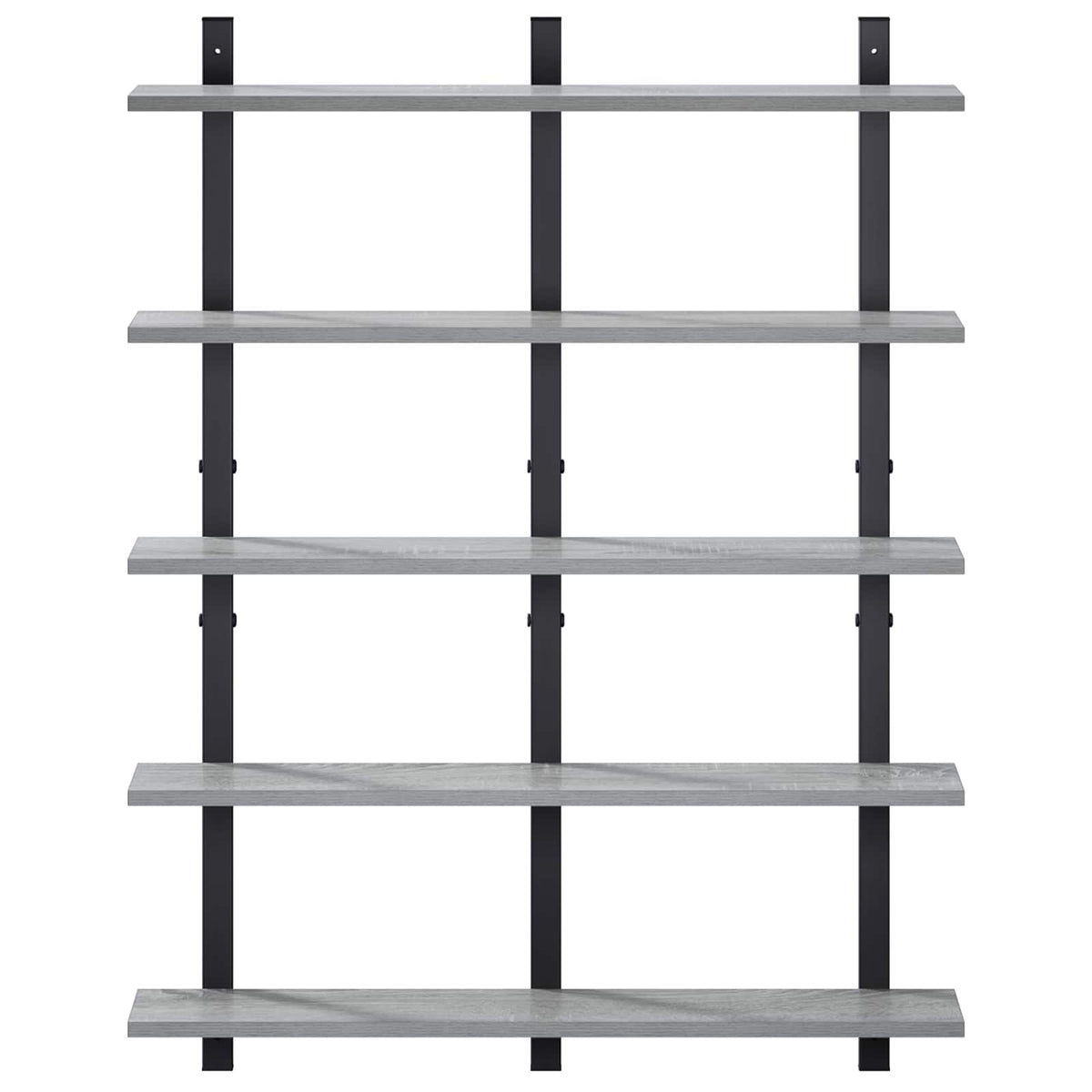 Wall Shelf Grey Sonoma 79.5 x 13.5 x 102 cm Engineered Wood