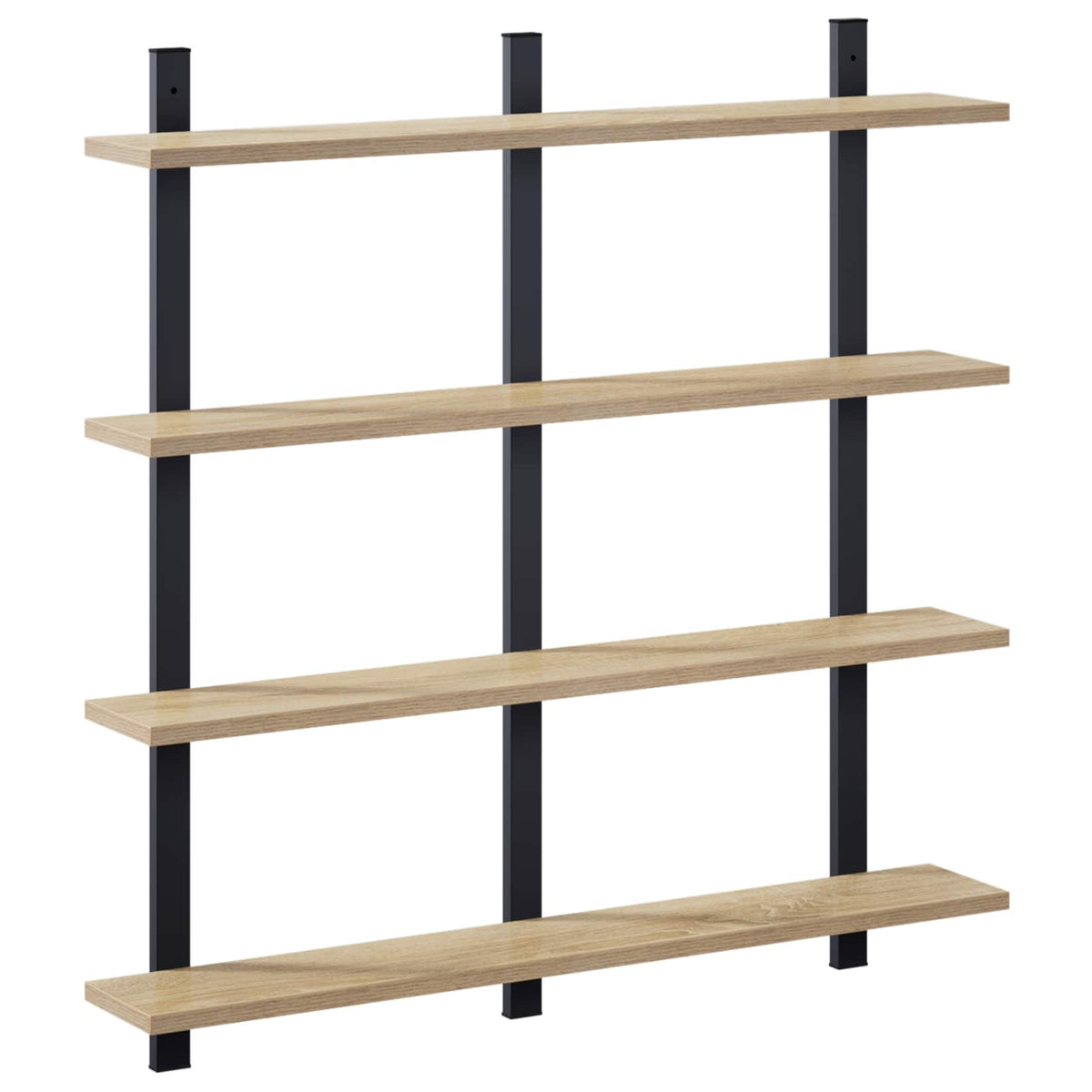 Wall Shelf Sonoma Oak 79.5 x 13.5 x 80 cm Engineered Wood