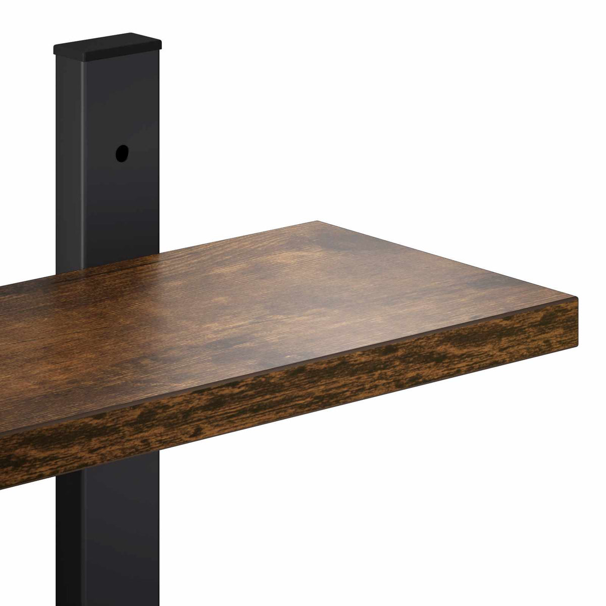 Wall Shelf Smoked Oak 79.5 x 13.5 x 80 cm Engineered Wood