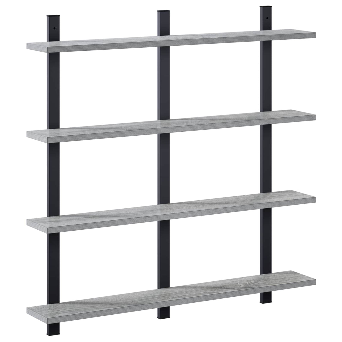 Wall Shelf Grey Sonoma 79.5 x 13.5 x 80 cm Engineered Wood