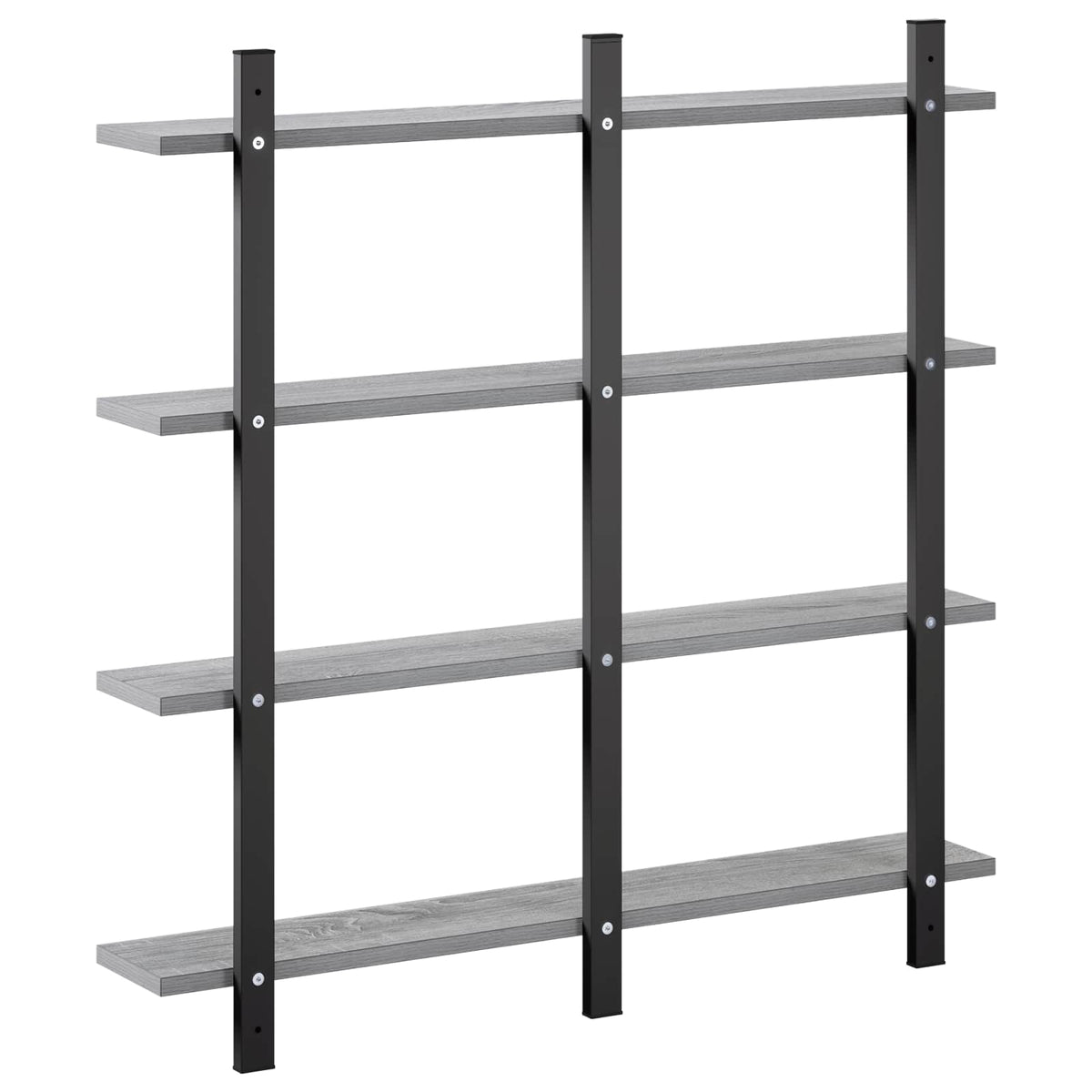 Wall Shelf Grey Sonoma 79.5 x 13.5 x 80 cm Engineered Wood