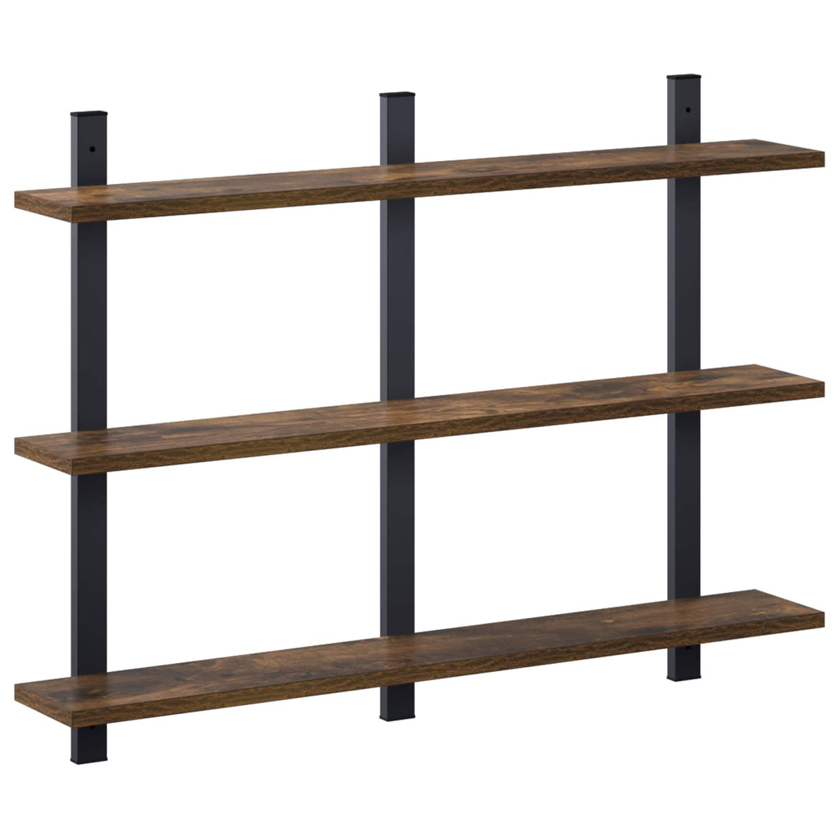 Wall Shelf Smoked Oak 79.5 x 13.5 x 58 cm Engineered Wood