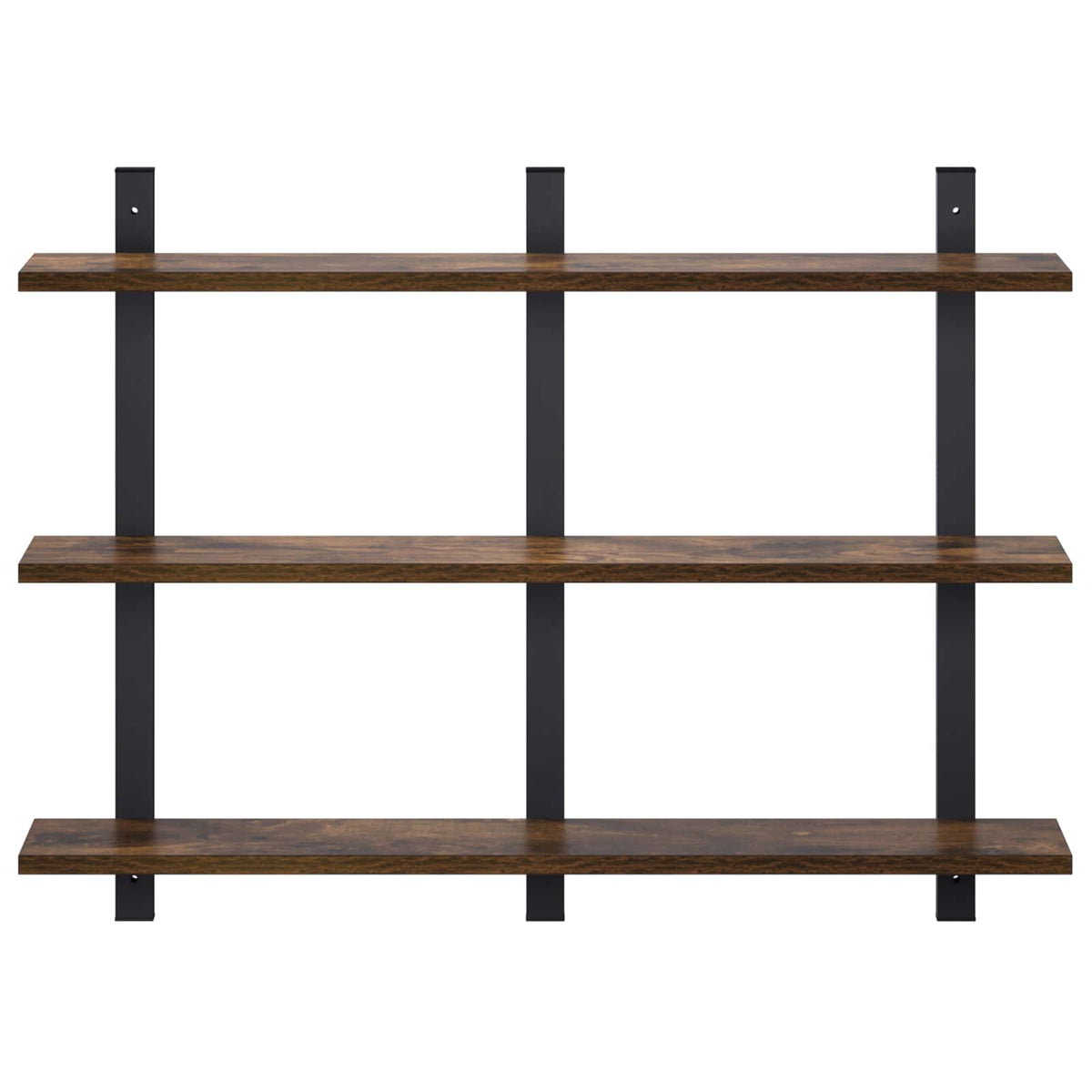 Wall Shelf Smoked Oak 79.5 x 13.5 x 58 cm Engineered Wood