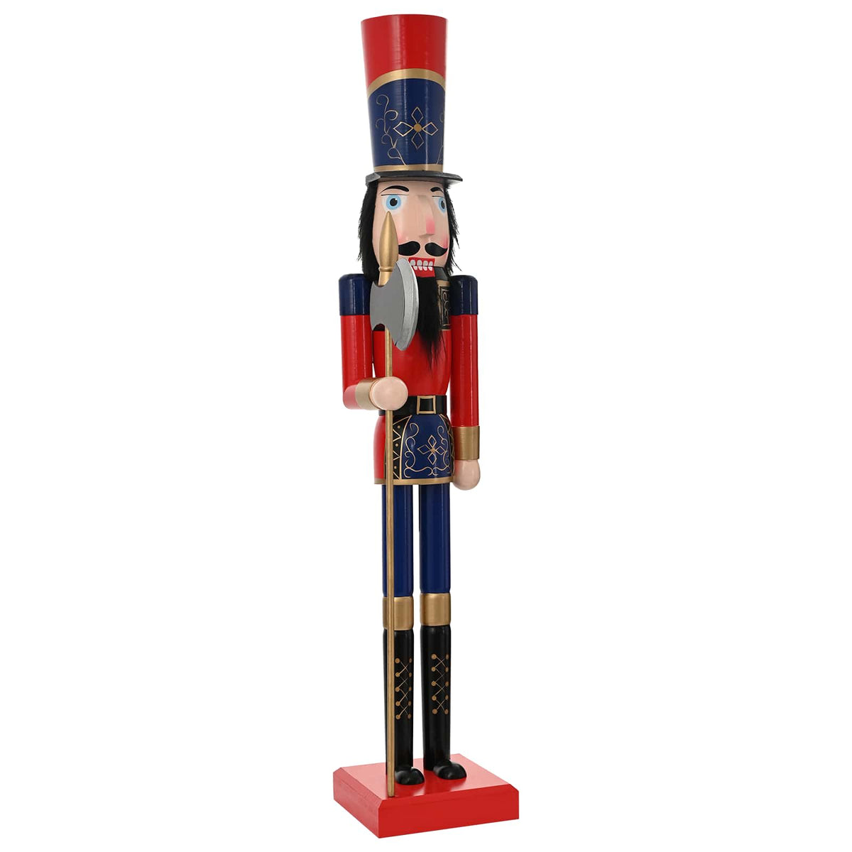 Christmas Nutcracker TURKU Red and Black 91 cm