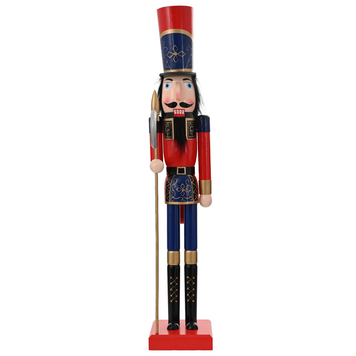 Christmas Nutcracker TURKU Red and Black 91 cm
