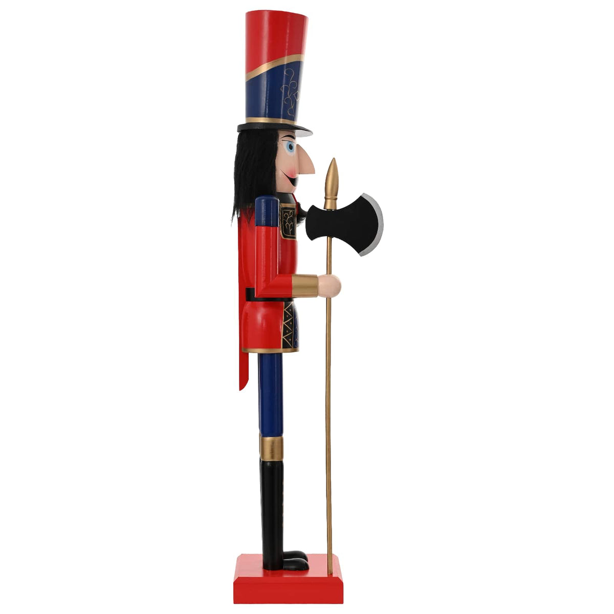 Christmas Nutcracker TURKU Red and Black 91 cm