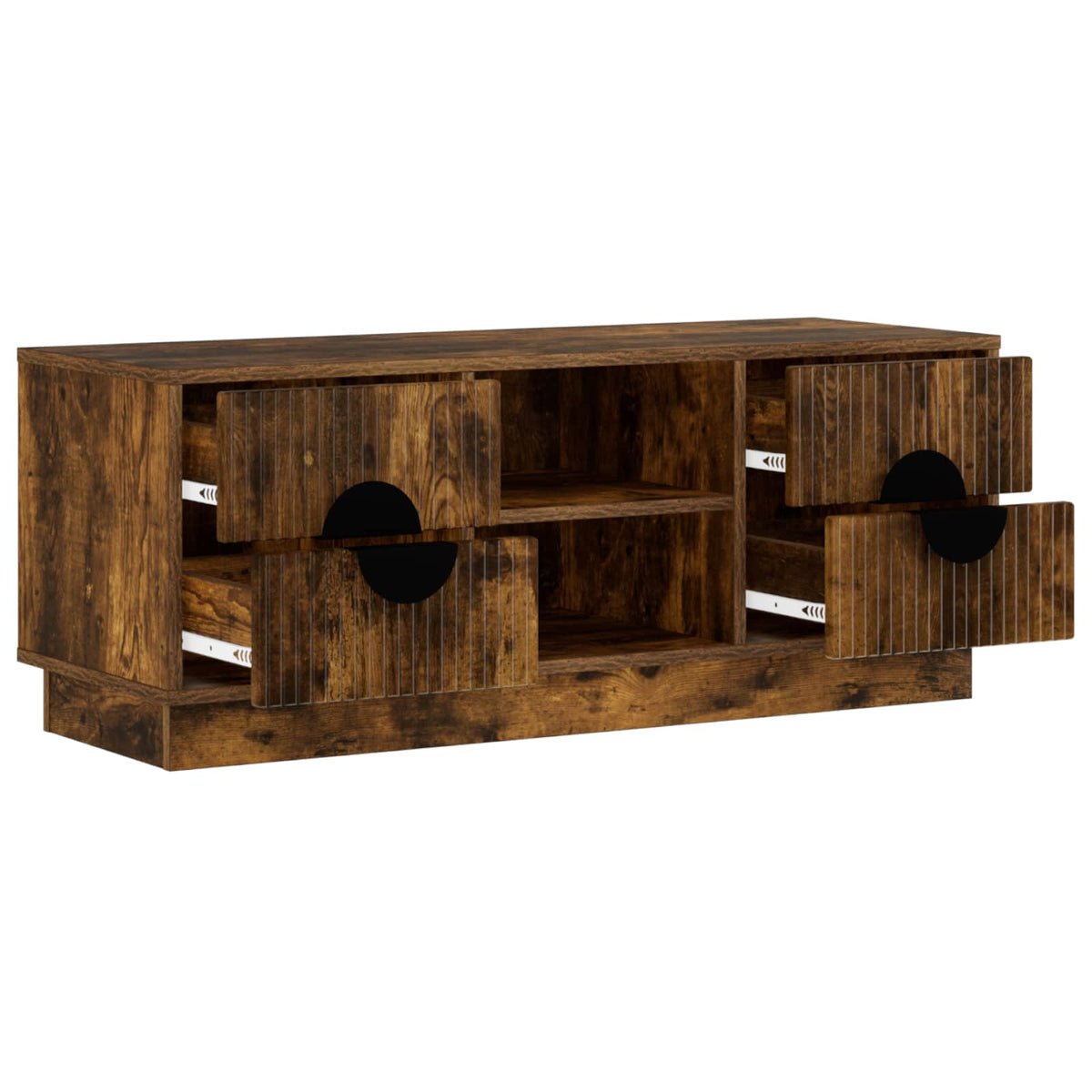 TV Cabinet VENRAY 101 x 36.5 x 40 cm Smoked Oak