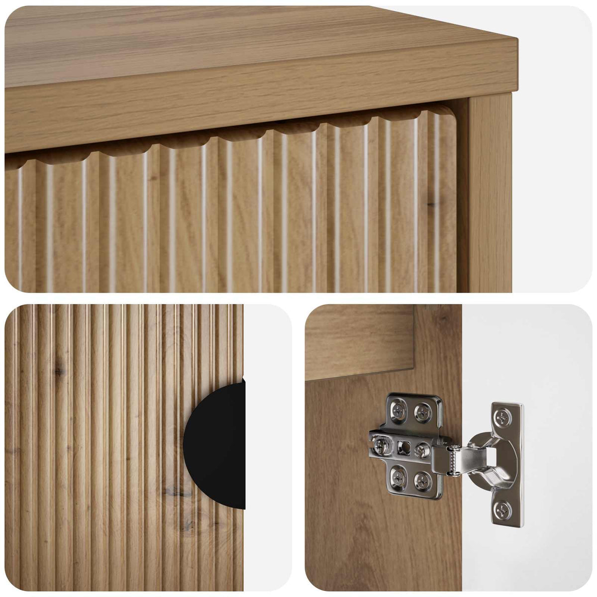 Sideboard VENRAY Artisan Oak 66 x 33 x 77.5 cm Engineered Wood