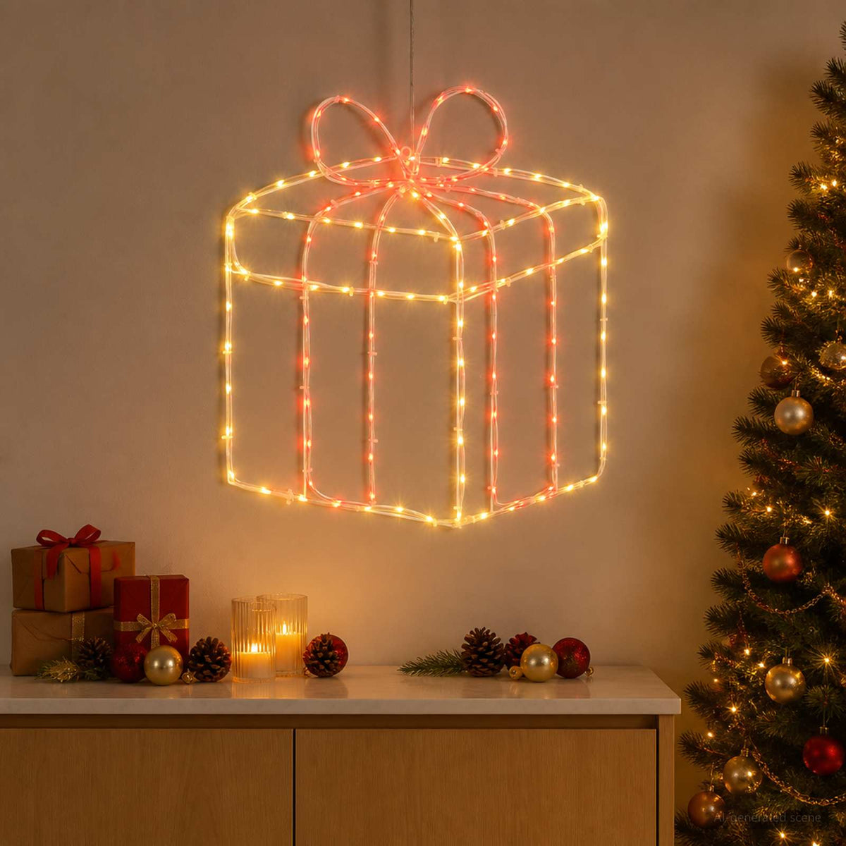 Christmas Window Silhouette Lights LOVIISA 200 LEDs