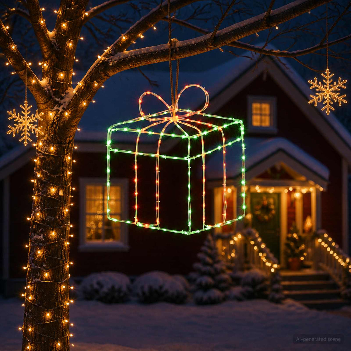 Christmas Window Silhouette Lights LOVIISA 200 LEDs