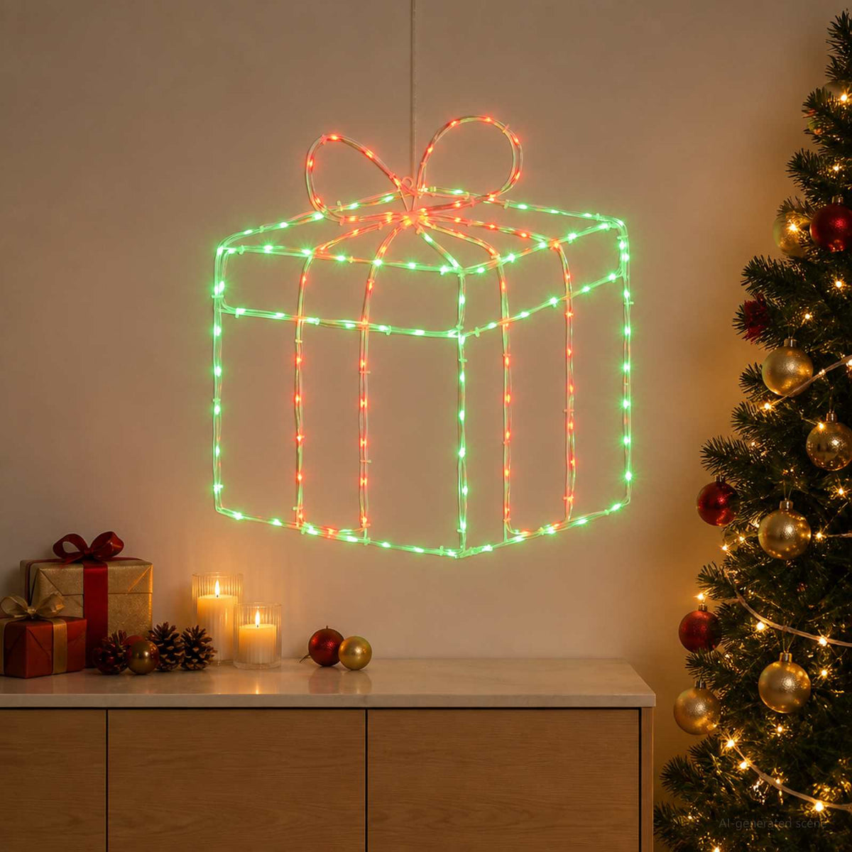 Christmas Window Silhouette Lights LOVIISA 200 LEDs