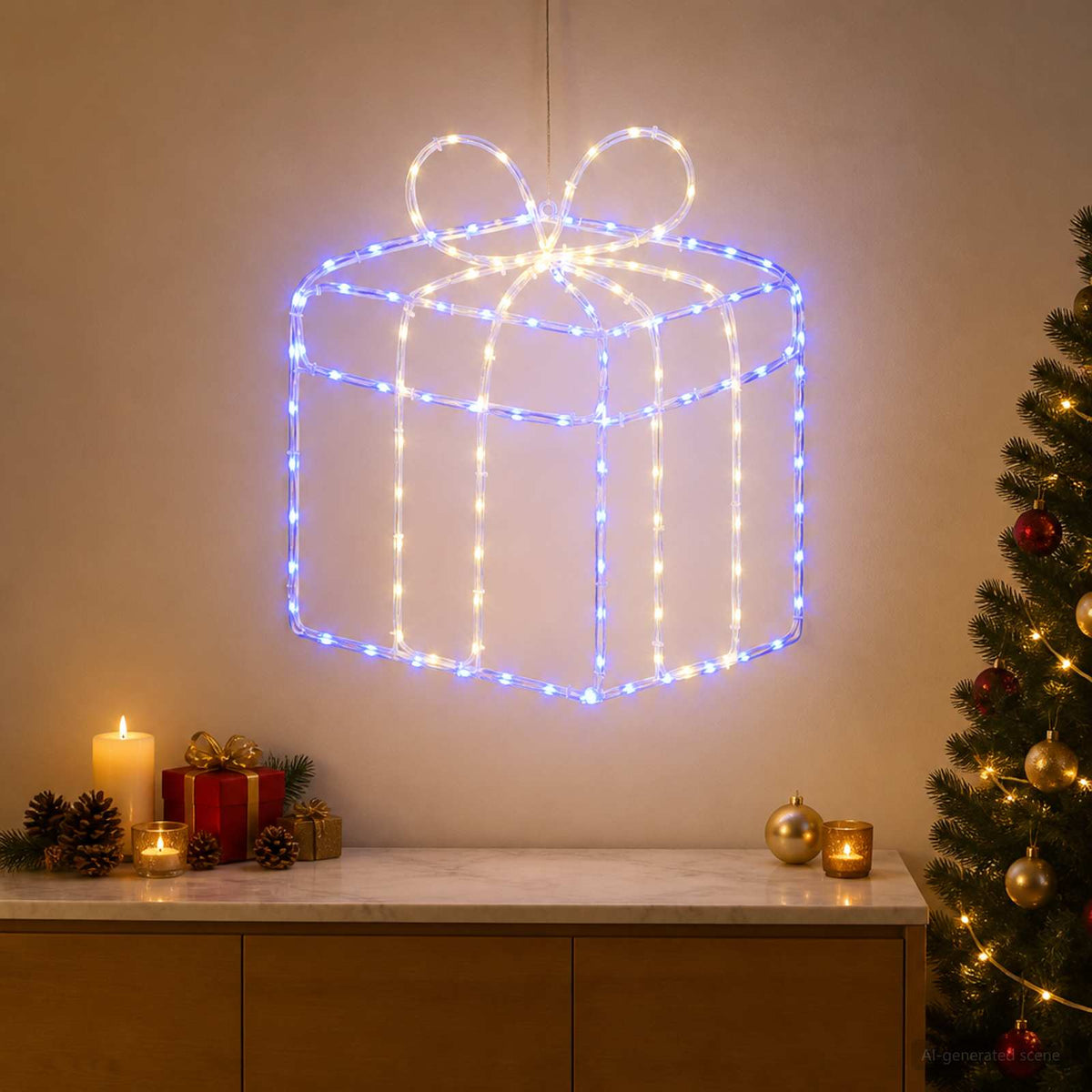 Christmas Window Silhouette Lights LOVIISA 200 LEDs