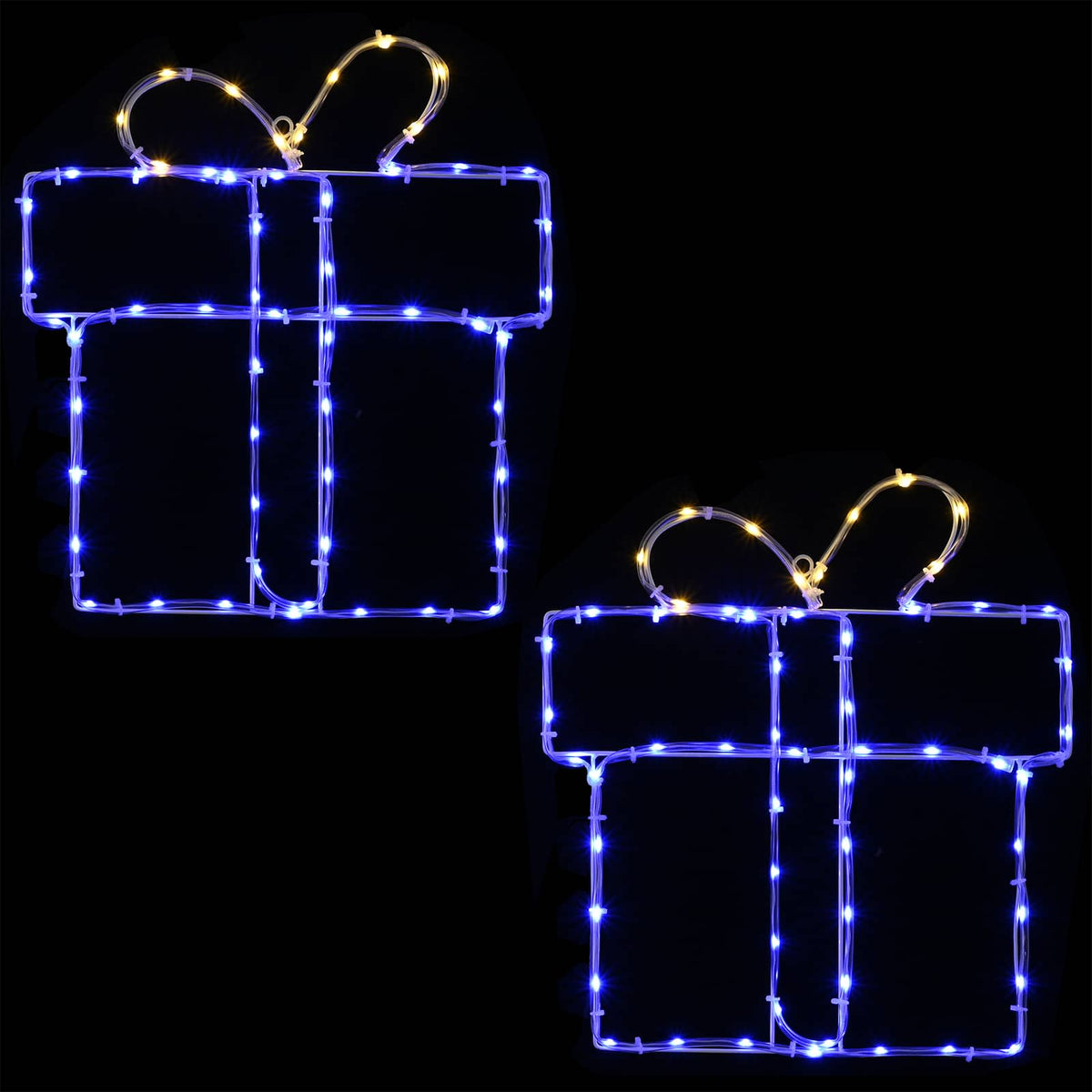 Christmas Window Silhouette Lights LOVIISA 2 pcs 160 LEDs