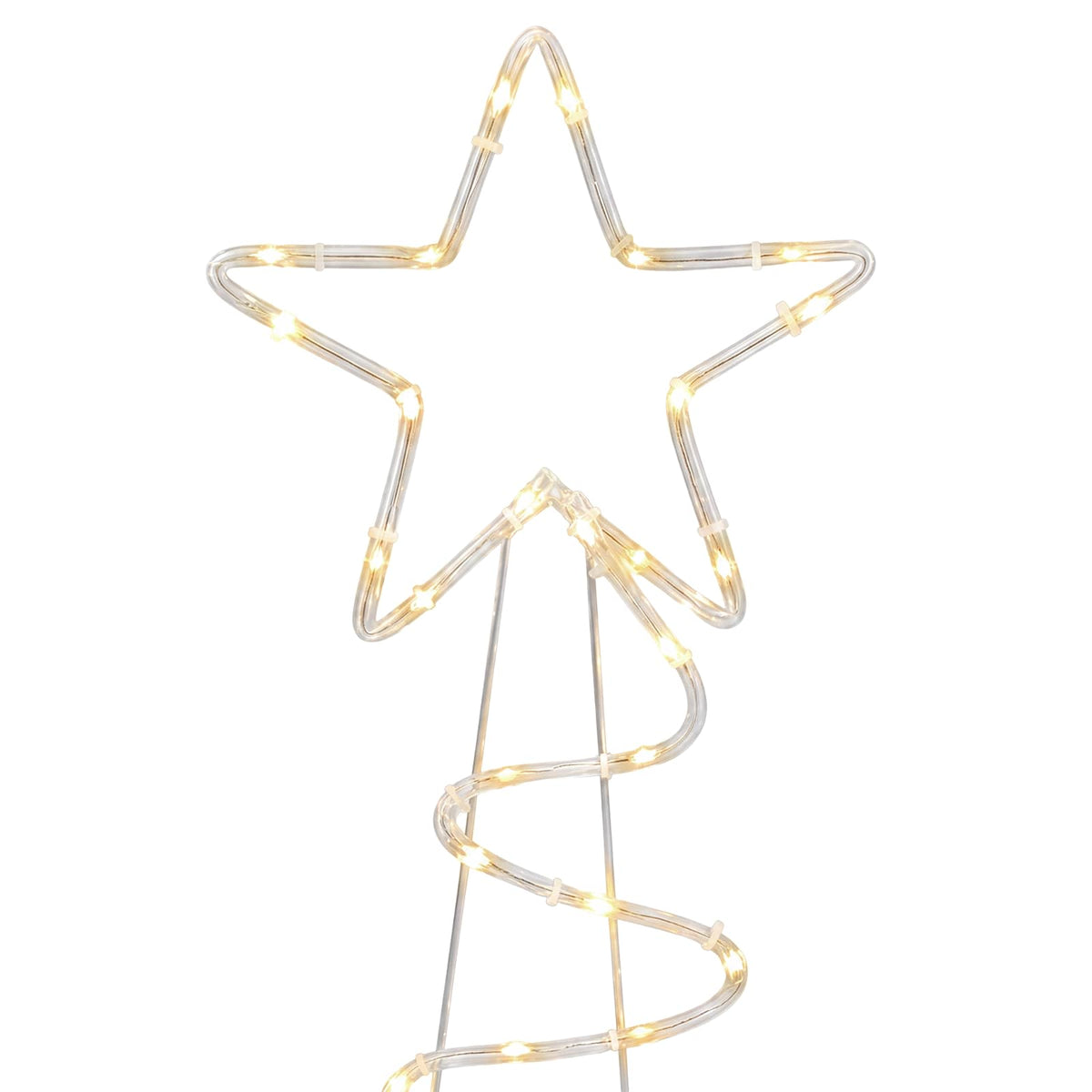 LED Sign Christmas Tree LOVIISA 100 LEDs Warm White 51 x 99 cm