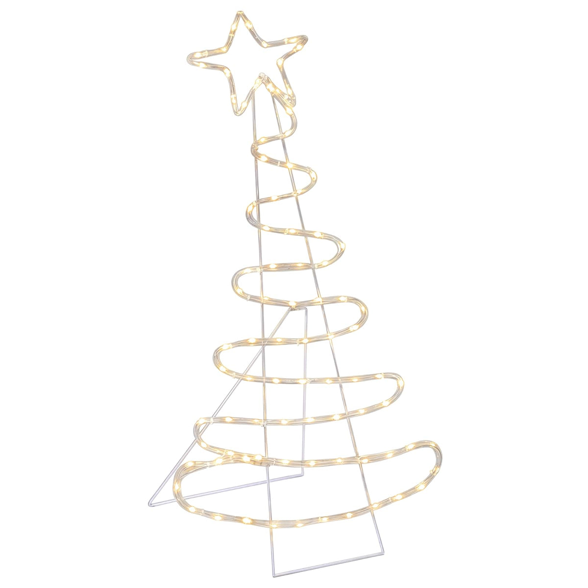 LED Sign Christmas Tree LOVIISA 100 LEDs Warm White 51 x 99 cm