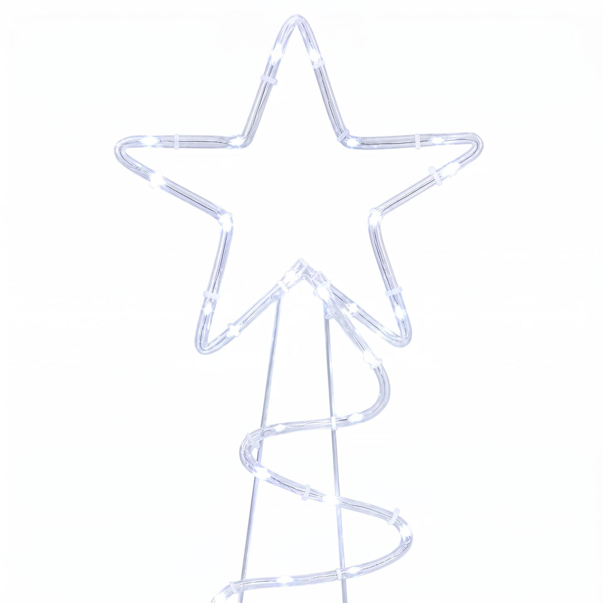 LED Sign Christmas Tree LOVIISA 100 LEDs Cold White 51 x 99 cm
