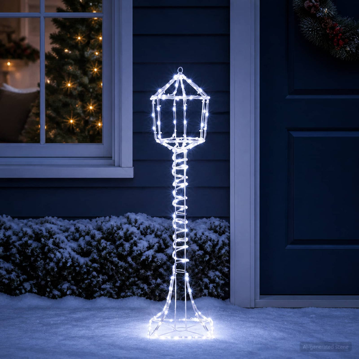 LED Sign Street Lamp LOVIISA 160 LEDs Cold White